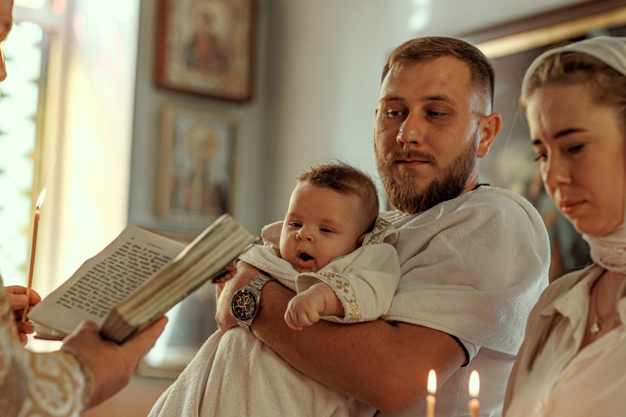 Крещение Степана. 9.09.2023. Детский семейный фотограф в Абинске