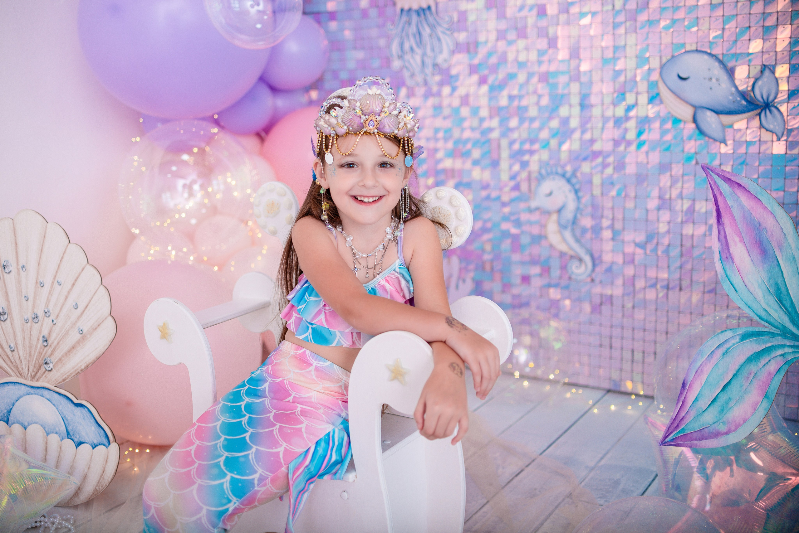 Детский фотопроект «Русалочка» в Сочи. Детский студийный фотограф Сочи
