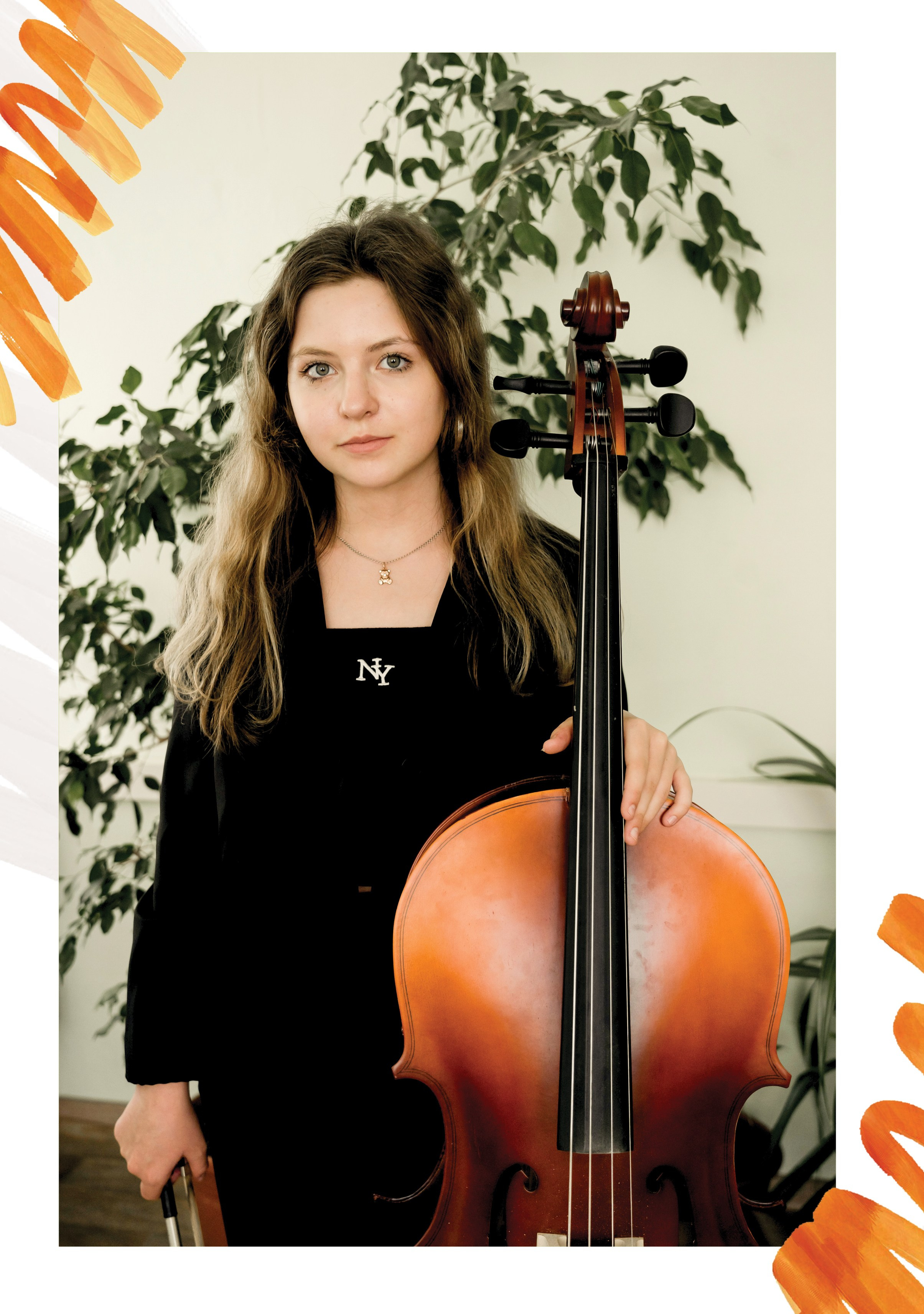 Марта, виолончель. Фабрика выпускных альбомов