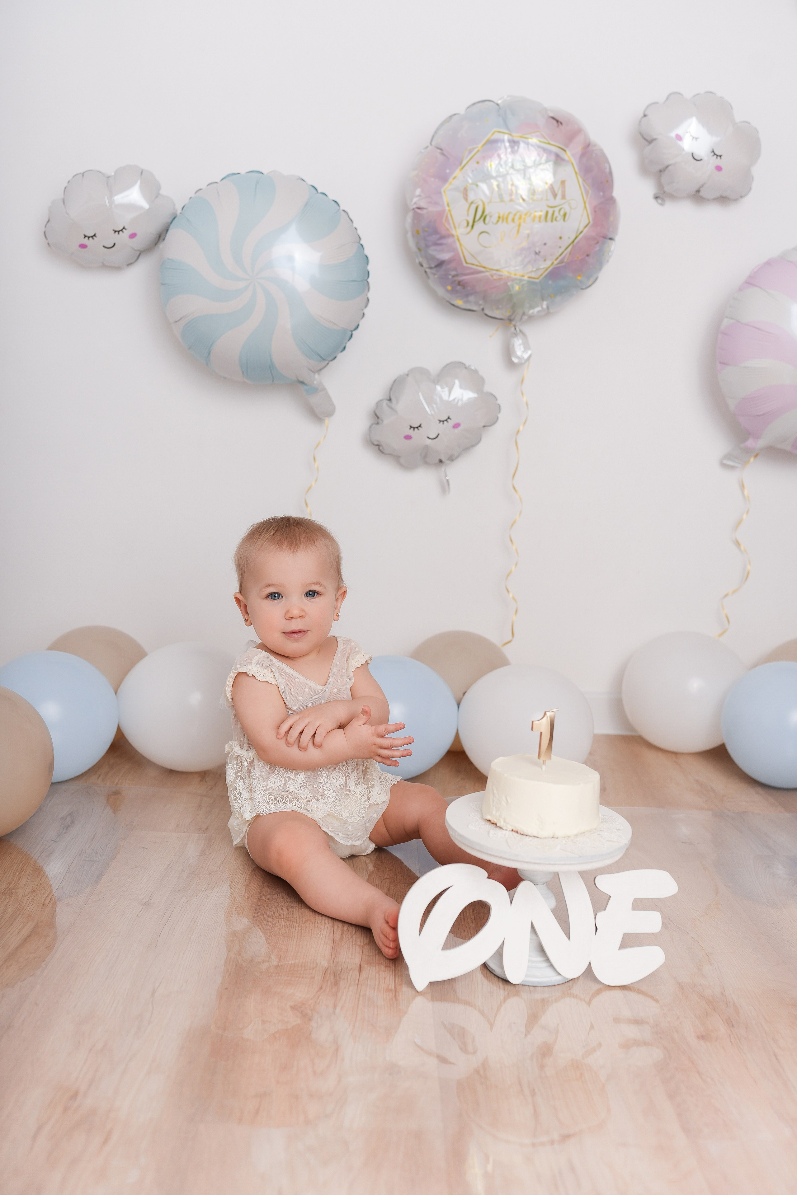 Годик. Фотограф новорожденных и детский фотограф в Екатеринбурге Ксени