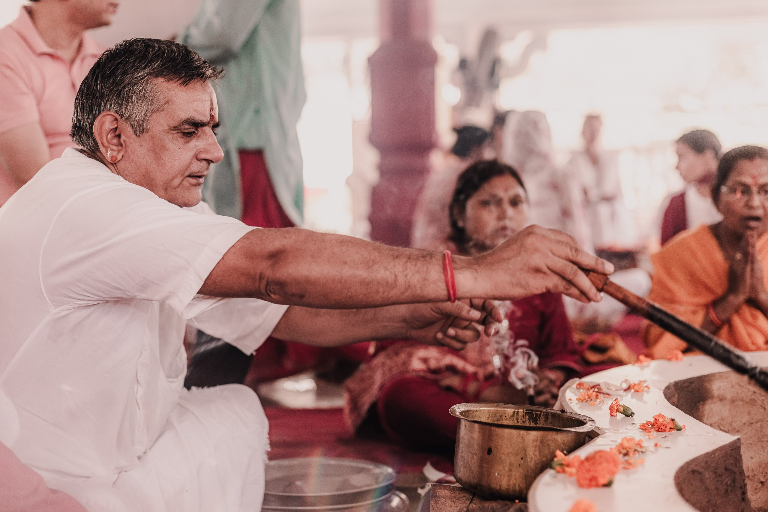 Navaratri yajna at Devraha Baba Ji ashram. Мариам Багдасарян