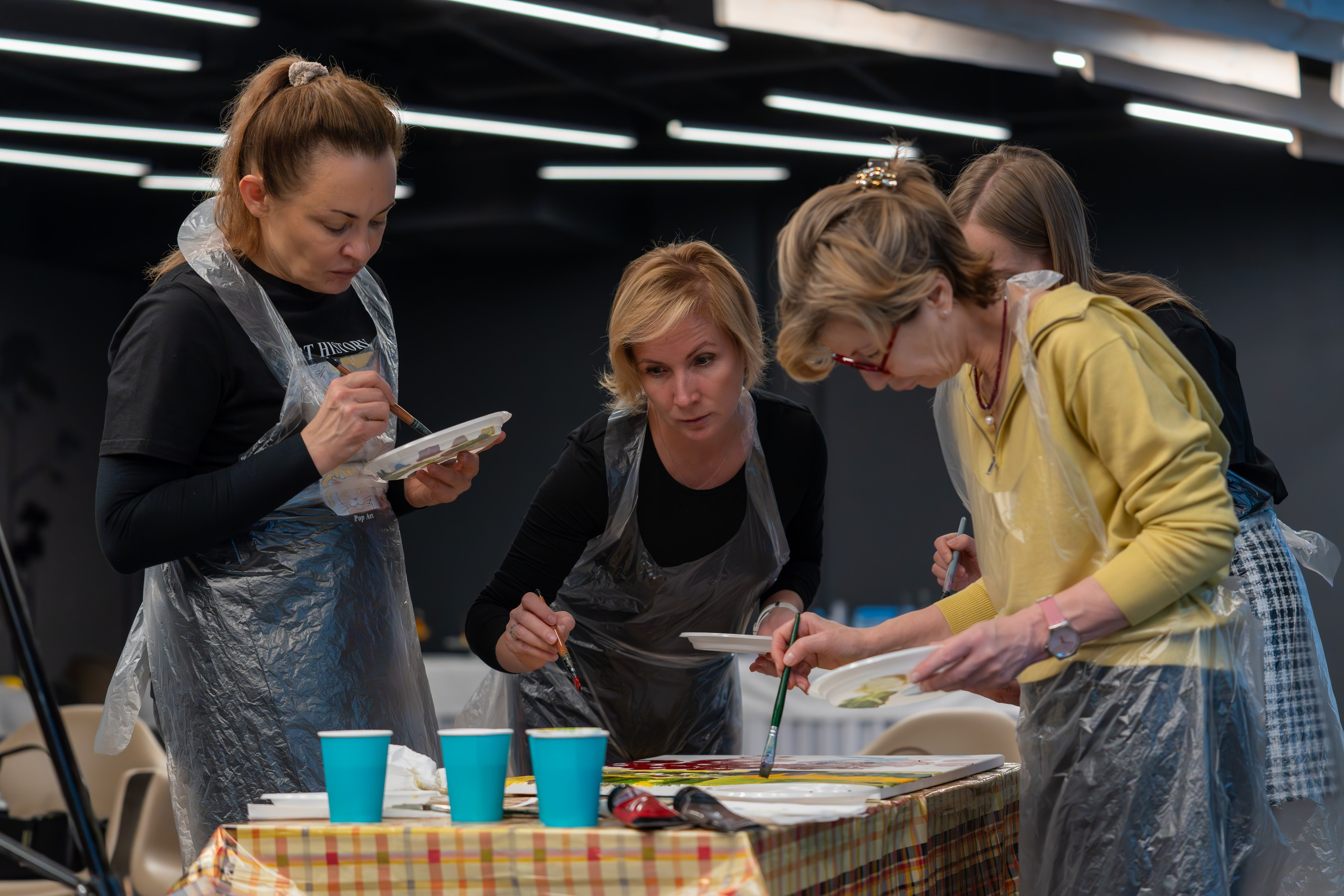 MICE мероприятие — мастер класс по акварели. Репортажный фотограф в Красной Поляне и Сочи Павлюченко Екатерина