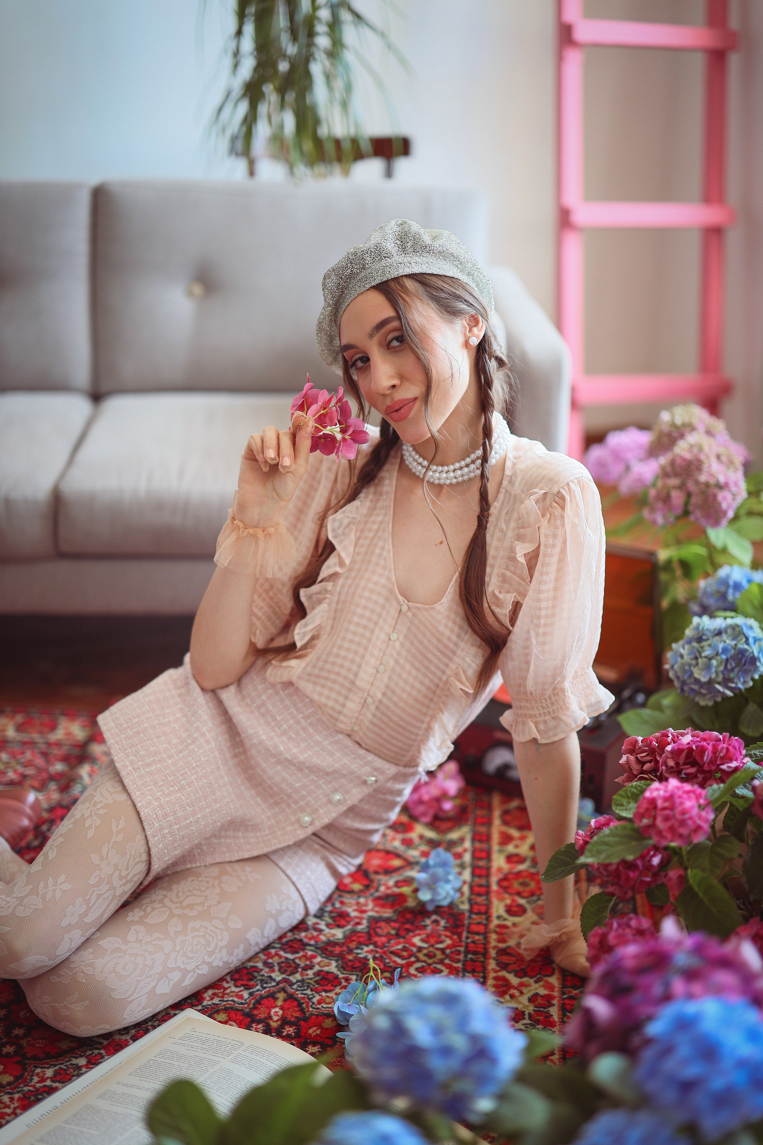 Фотосессия в гортензиях. Свадебный и семейный фотограф в Абхазии Жанна Соснина