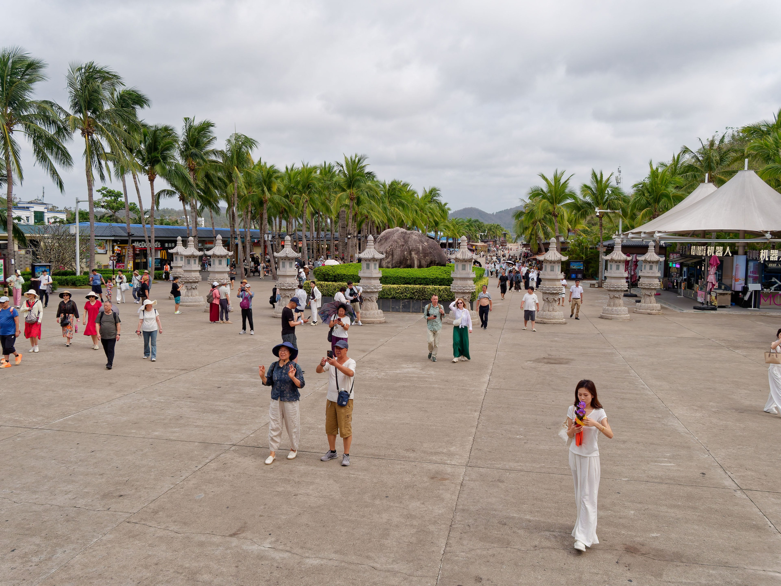 Хайнань 2026, Центр буддизма Наньшань на Хайнане. Фотопрогулки по Миру