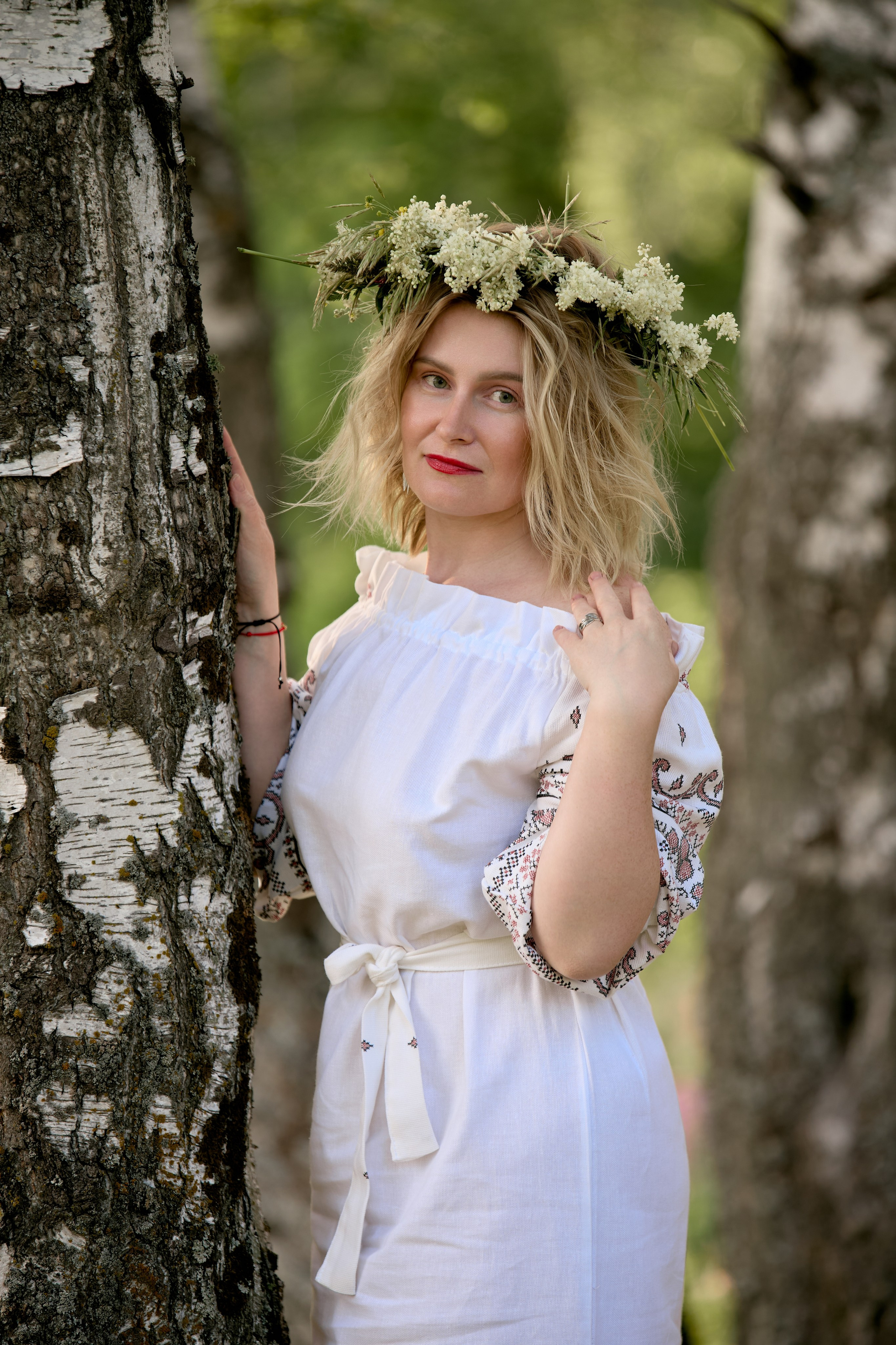 Фотосессия в роще для группы девушек. Фотограф в Дивеево