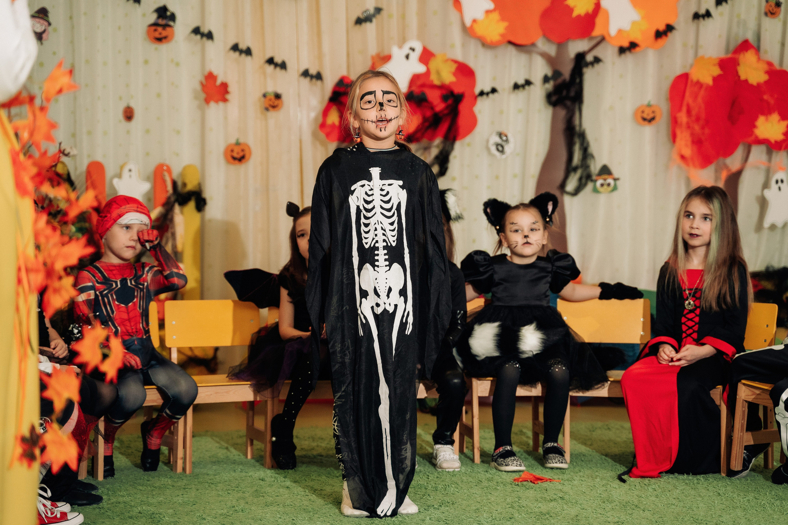 Halloween party в садике Филлипок. Свадебный и семейный фотограф в Москве и МО Геннадий Туманцев