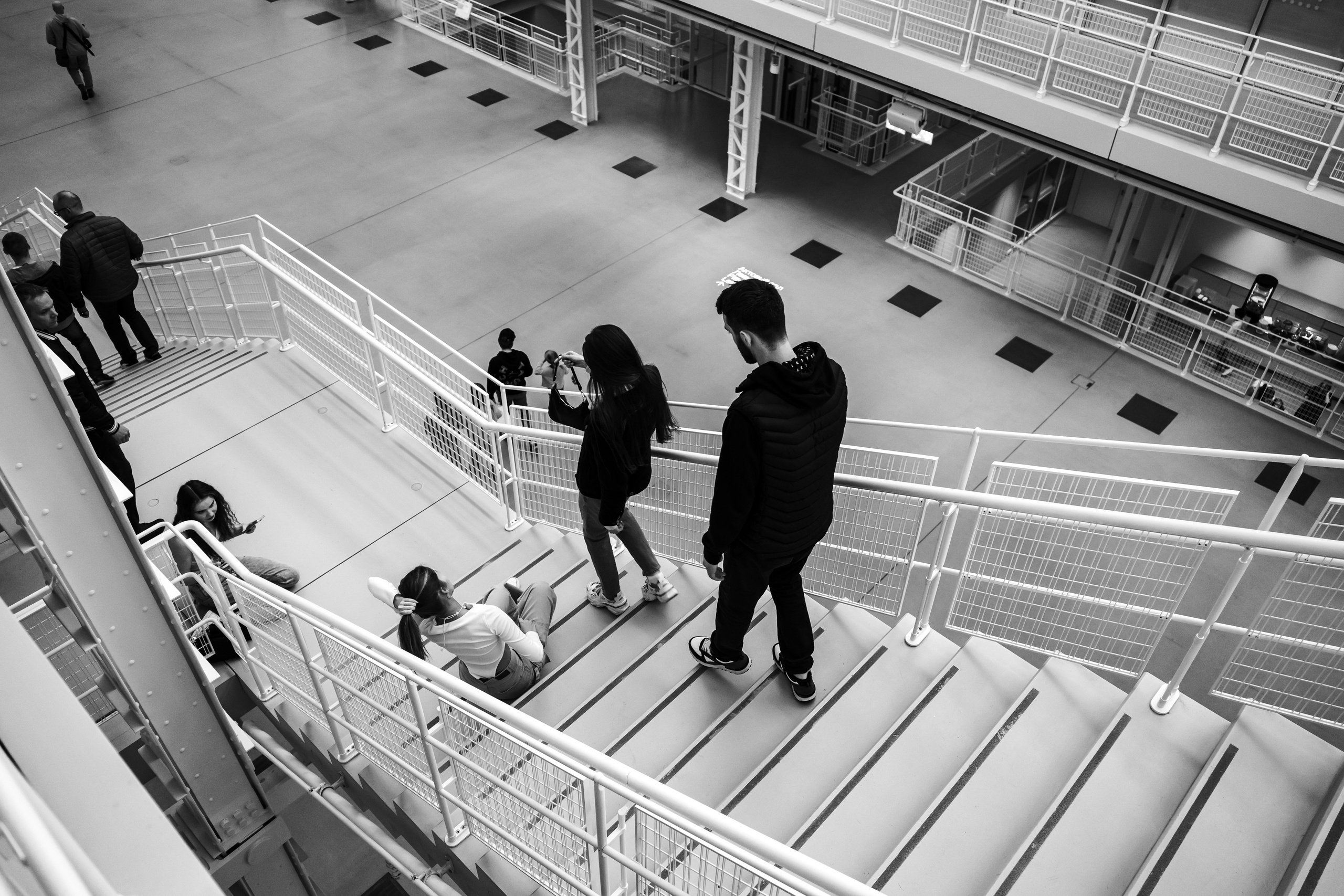 Лестница в помещении ГЭС-2