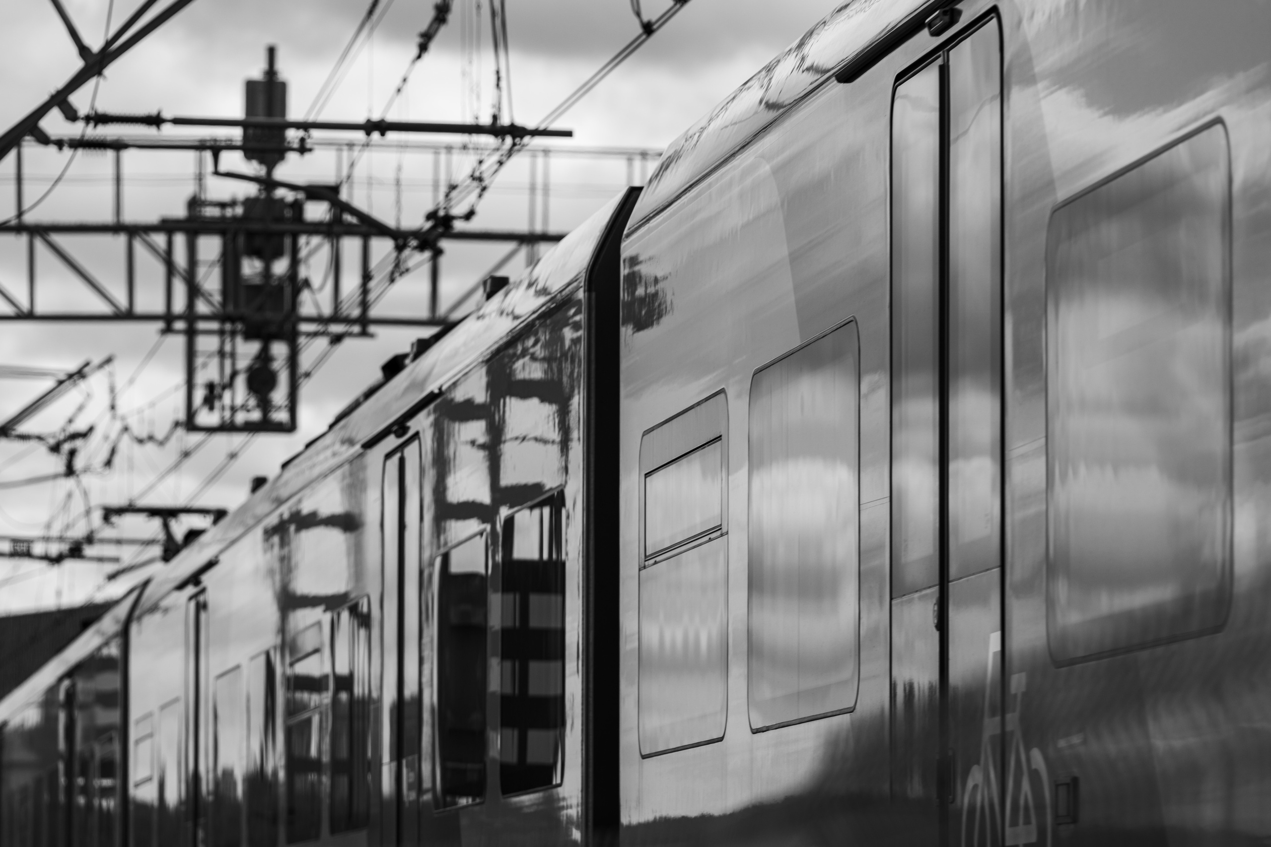 Поезд МЦК в Москве