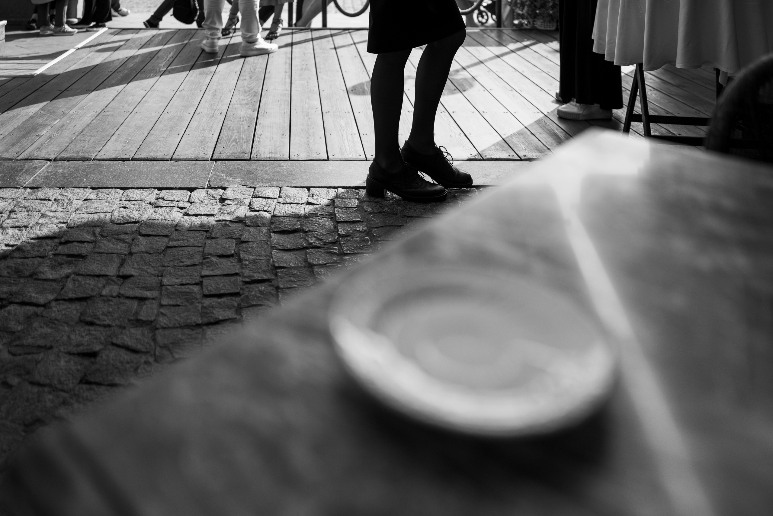 Девушка хостес в ресторане Bosco Cafe в ГУМе в Москве