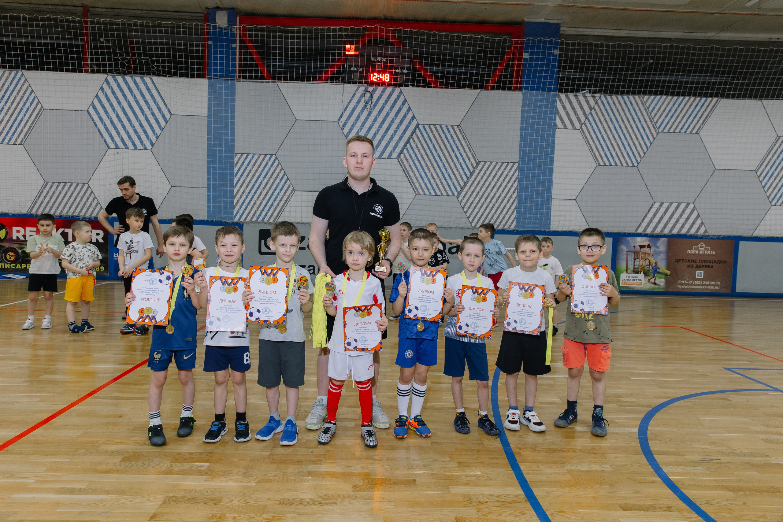 Футбольный турнир детского сада. Свадебный фотограф в Новосибирске Лидия Александровна