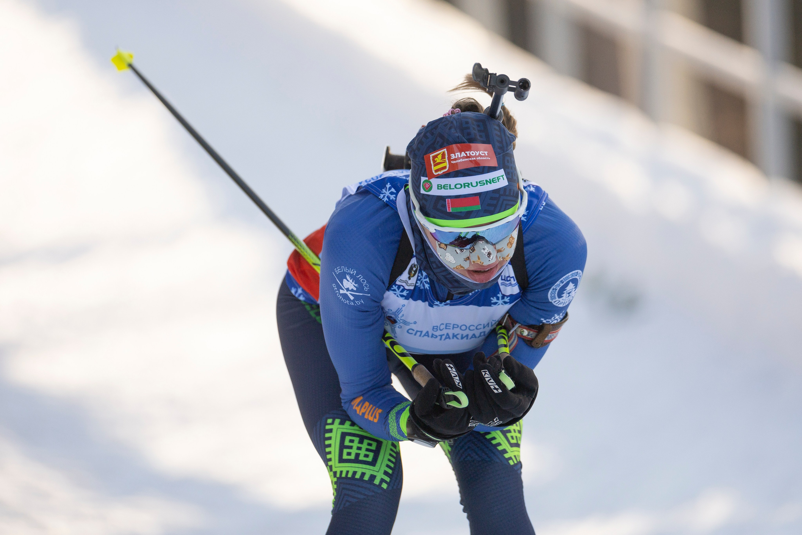 Всероссийская спартакиада по биатлону. Спринт. Женщины. Спортивный репортажный фотограф Казань Нафис Сиразетдинов