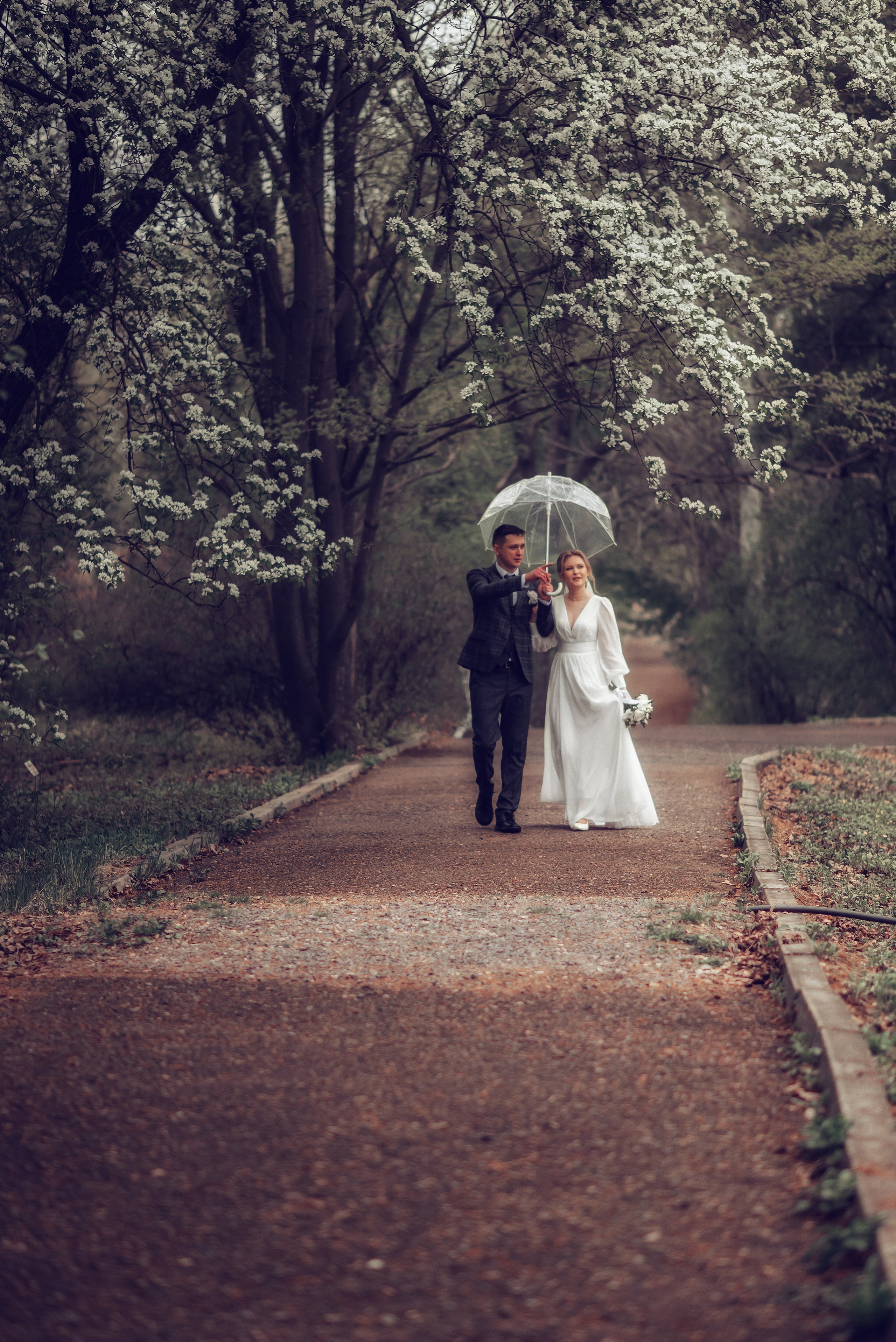 Ботанический сад свадебная фотосъемка. Профессиональный фотограф в Уфе Алина Стрелкова