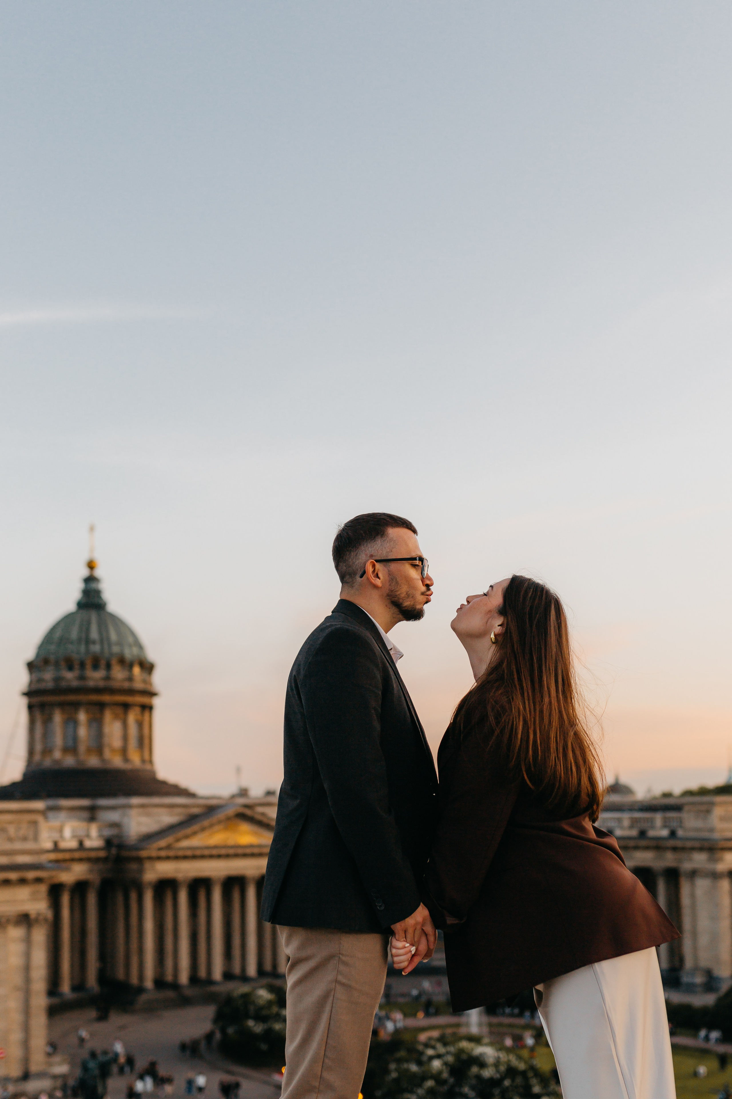 LoveStory на крышах Питера. Фотограф Санкт-Петербург Князева Елизавета