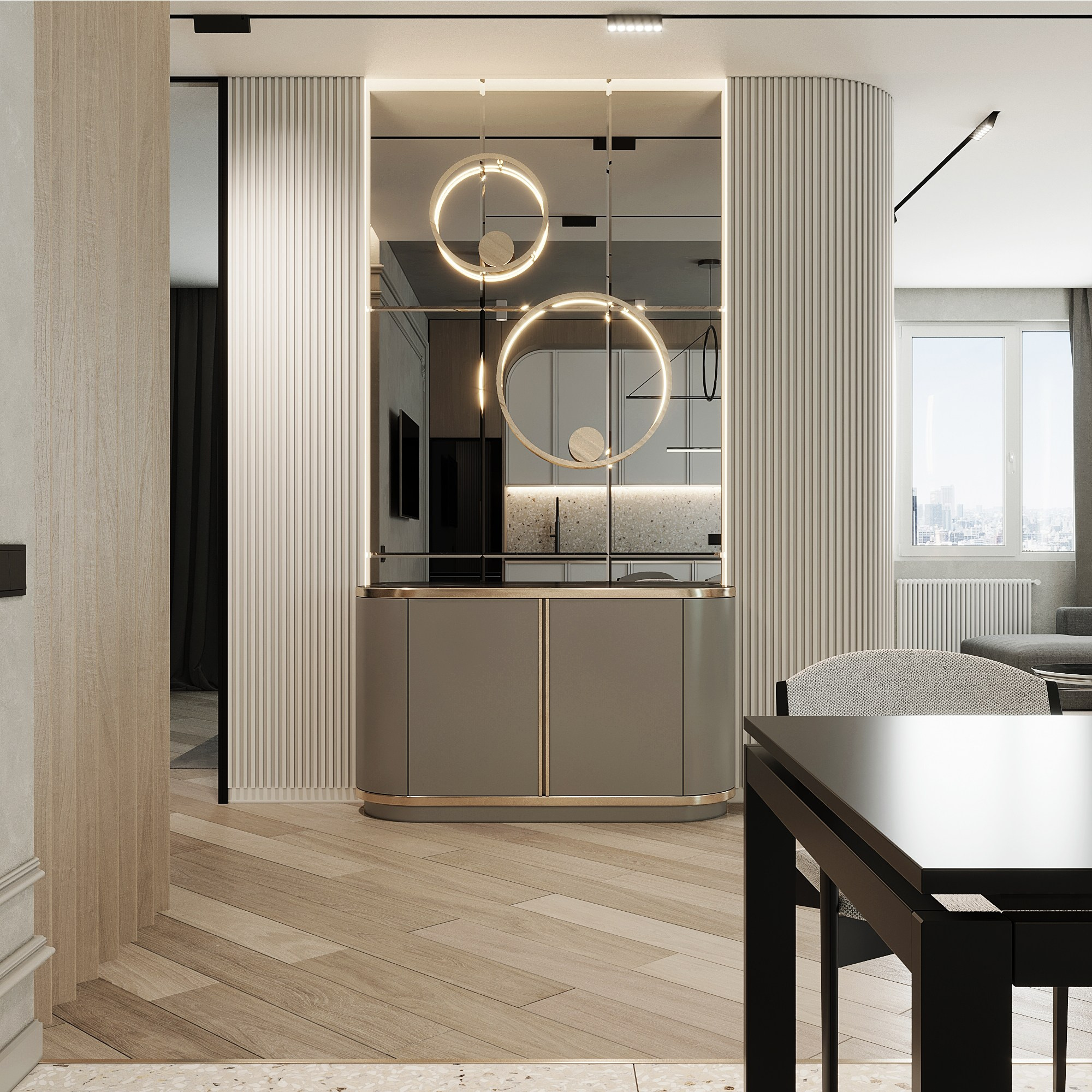 ЖК «RiverSide», 80 м². Room Design Studio