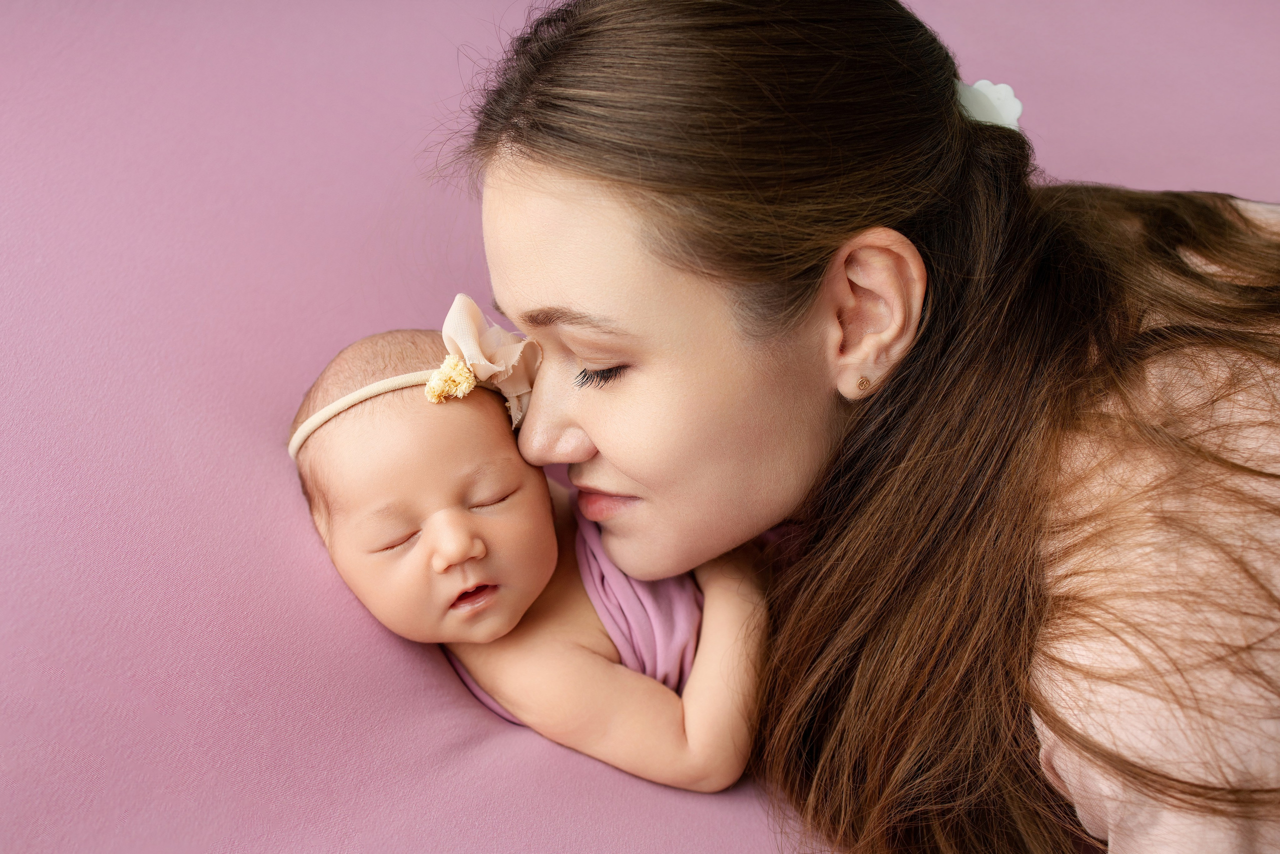 Полина 6 дней. Фотограф новорождённых Newborn Москва