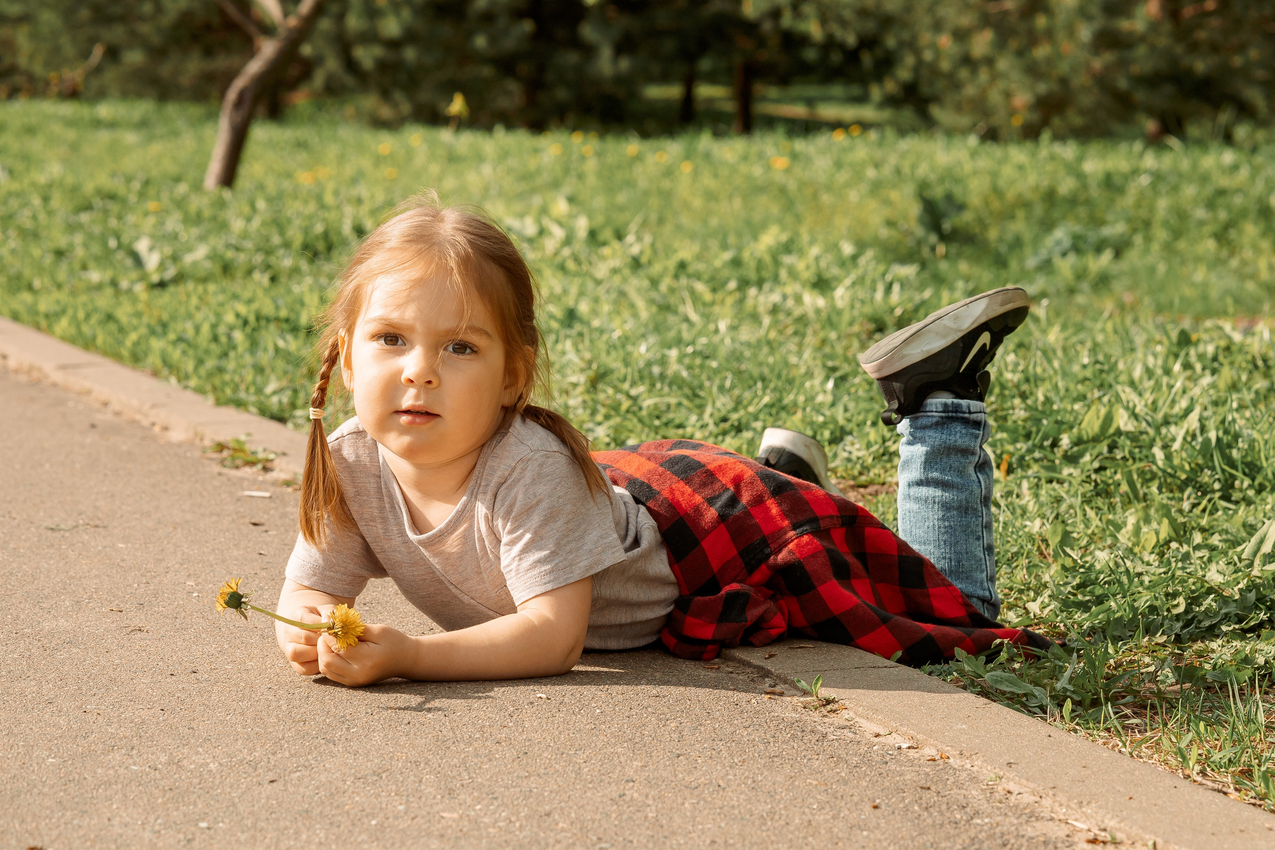 Прогулка в парке Москвы