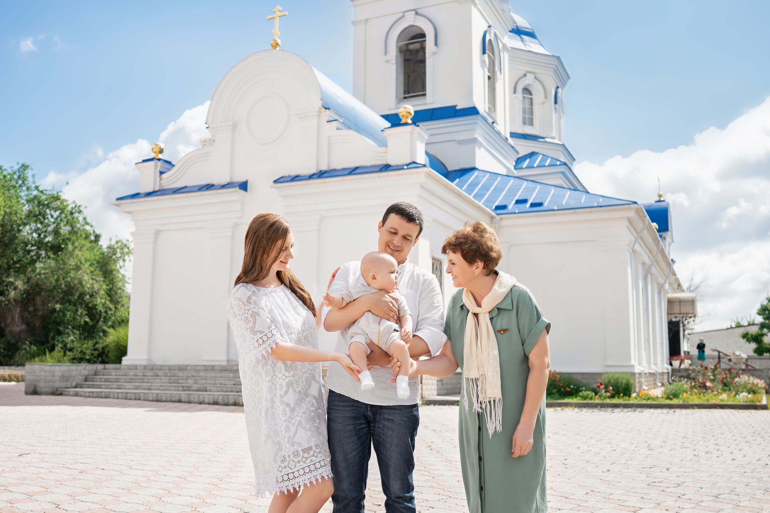 Крещение Никиты Сакмара. Церковный фотограф на Таинство Крещения и Венчания в Оренбурге и Оренбургской области Екатерина Белкина