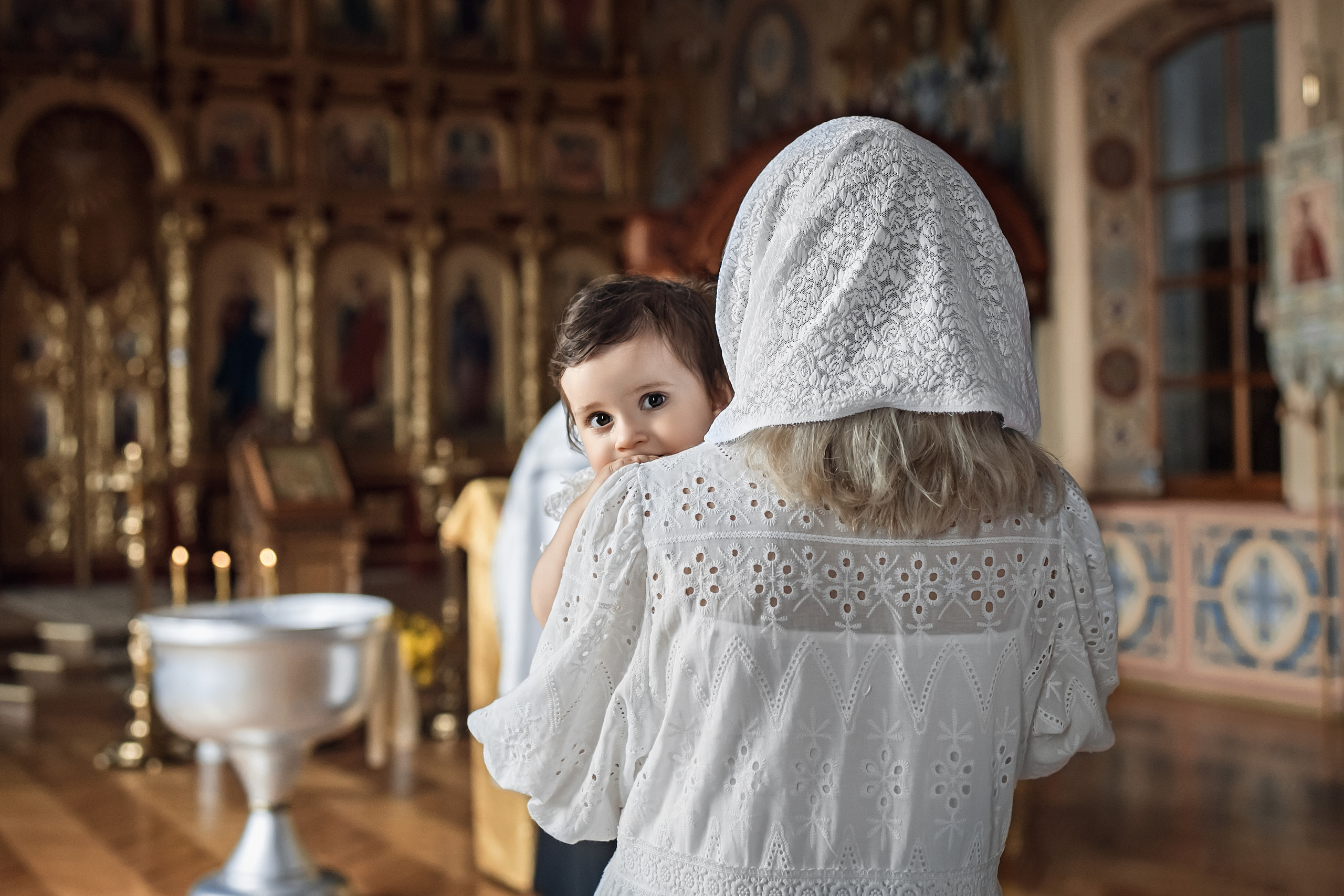 Крещение Вероники. Церковный фотограф на Таинство Крещения и Венчания в Оренбурге и Оренбургской области Екатерина Белкина