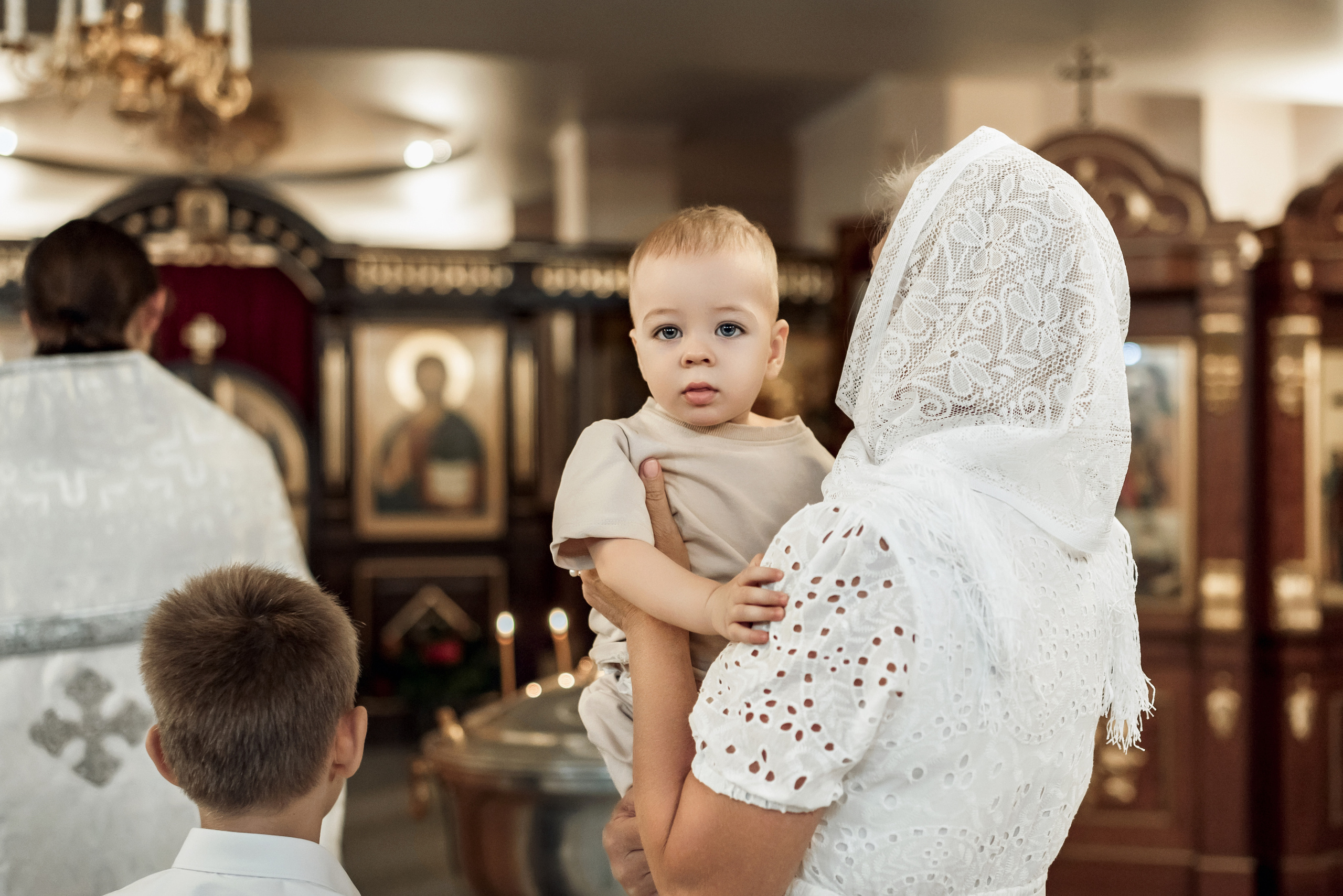Крещение Тимофея. Церковный фотограф на Таинство Крещения и Венчания в Оренбурге и Оренбургской области Екатерина Белкина