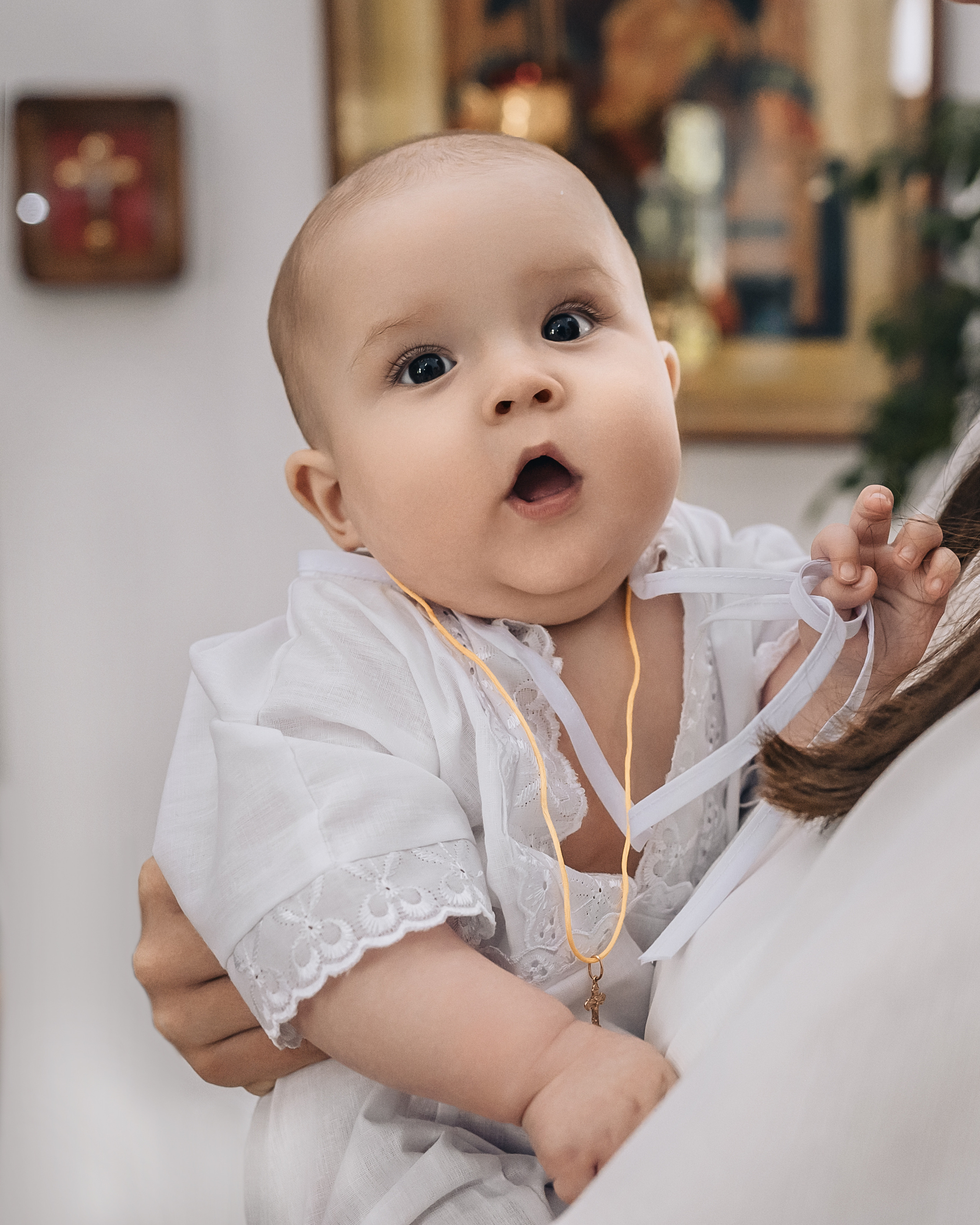 Крещение Никиты Сакмара. Церковный фотограф на Таинство Крещения и Венчания в Оренбурге и Оренбургской области Екатерина Белкина