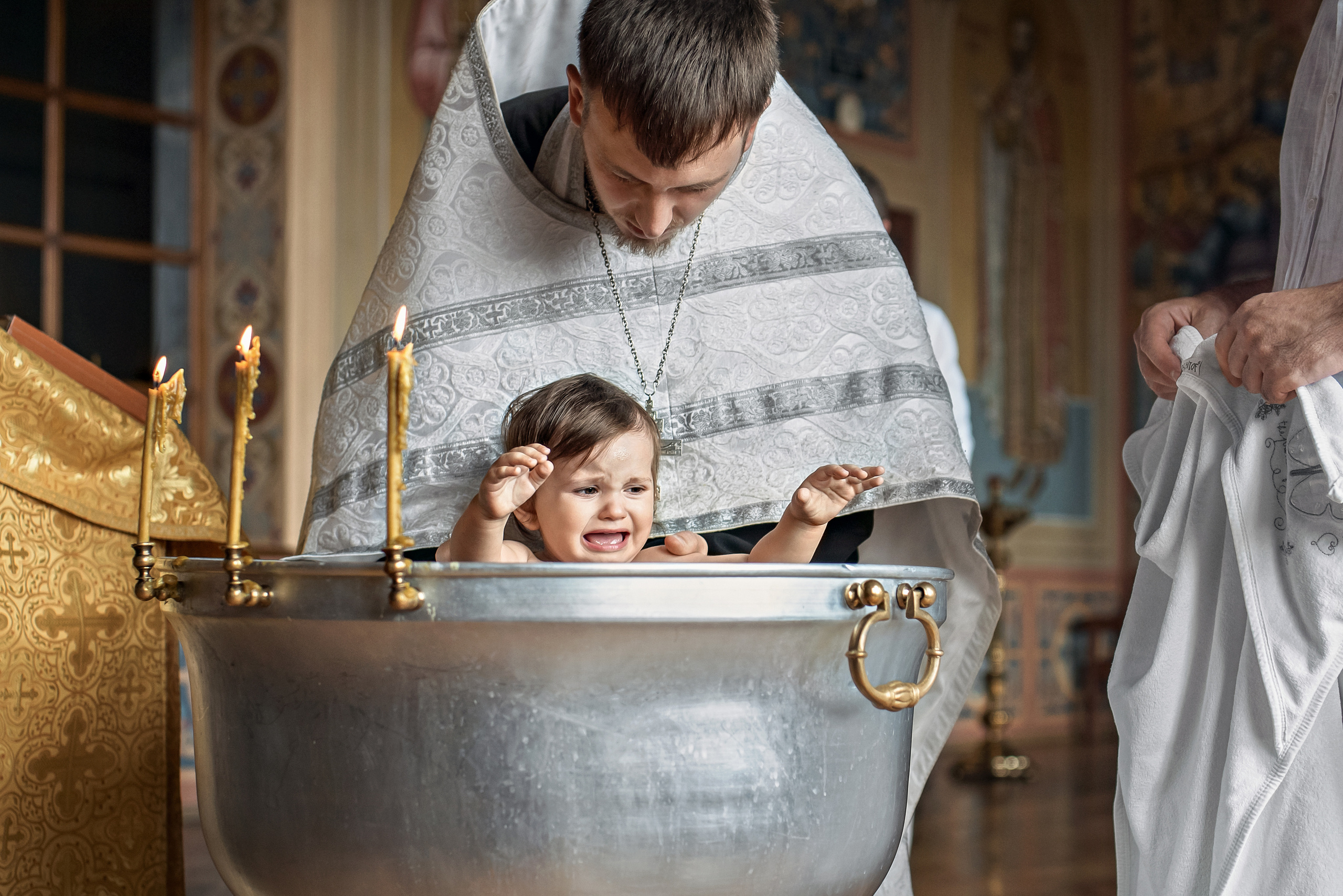 Крещение Вероники. Церковный фотограф на Таинство Крещения и Венчания в Оренбурге и Оренбургской области Екатерина Белкина