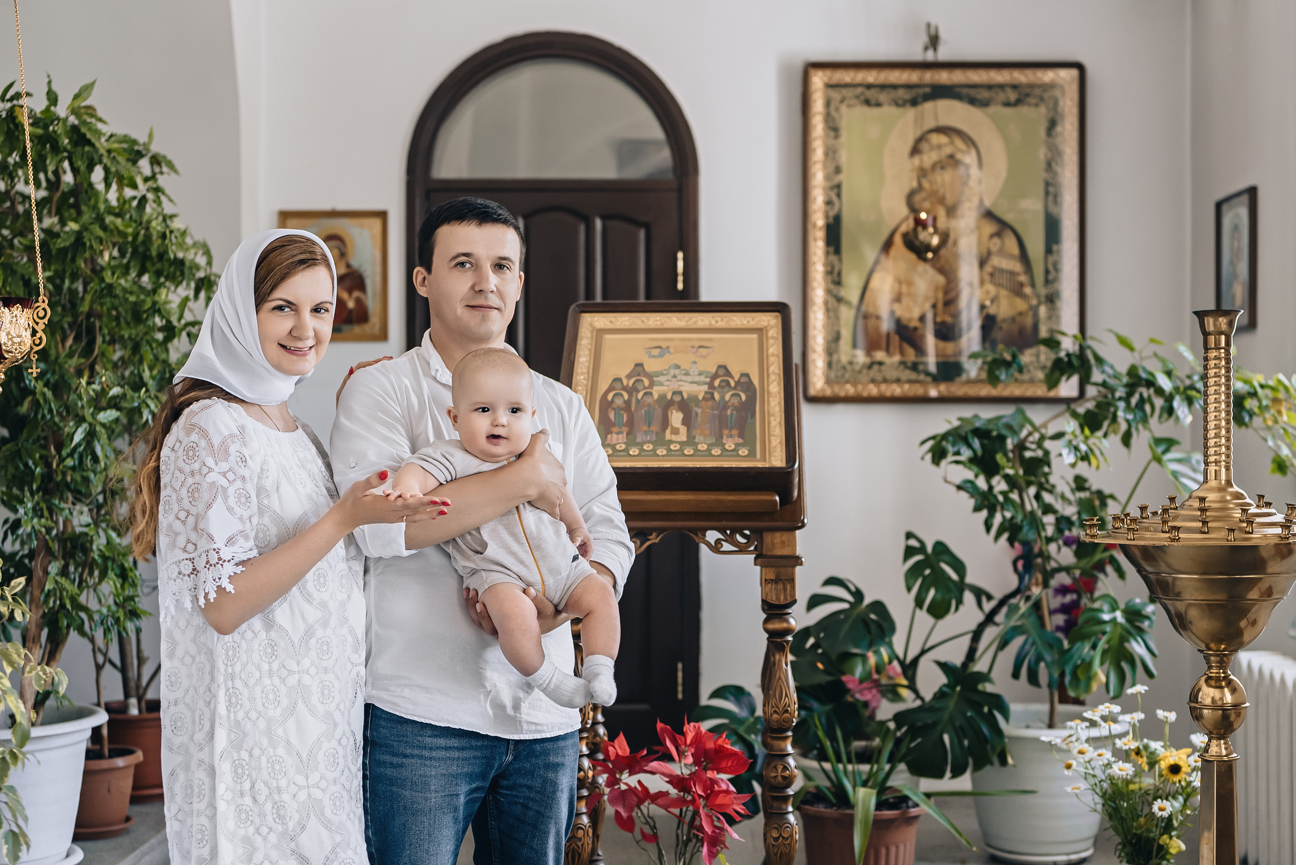 Крещение Никиты Сакмара. Церковный фотограф на Таинство Крещения и Венчания в Оренбурге и Оренбургской области Екатерина Белкина