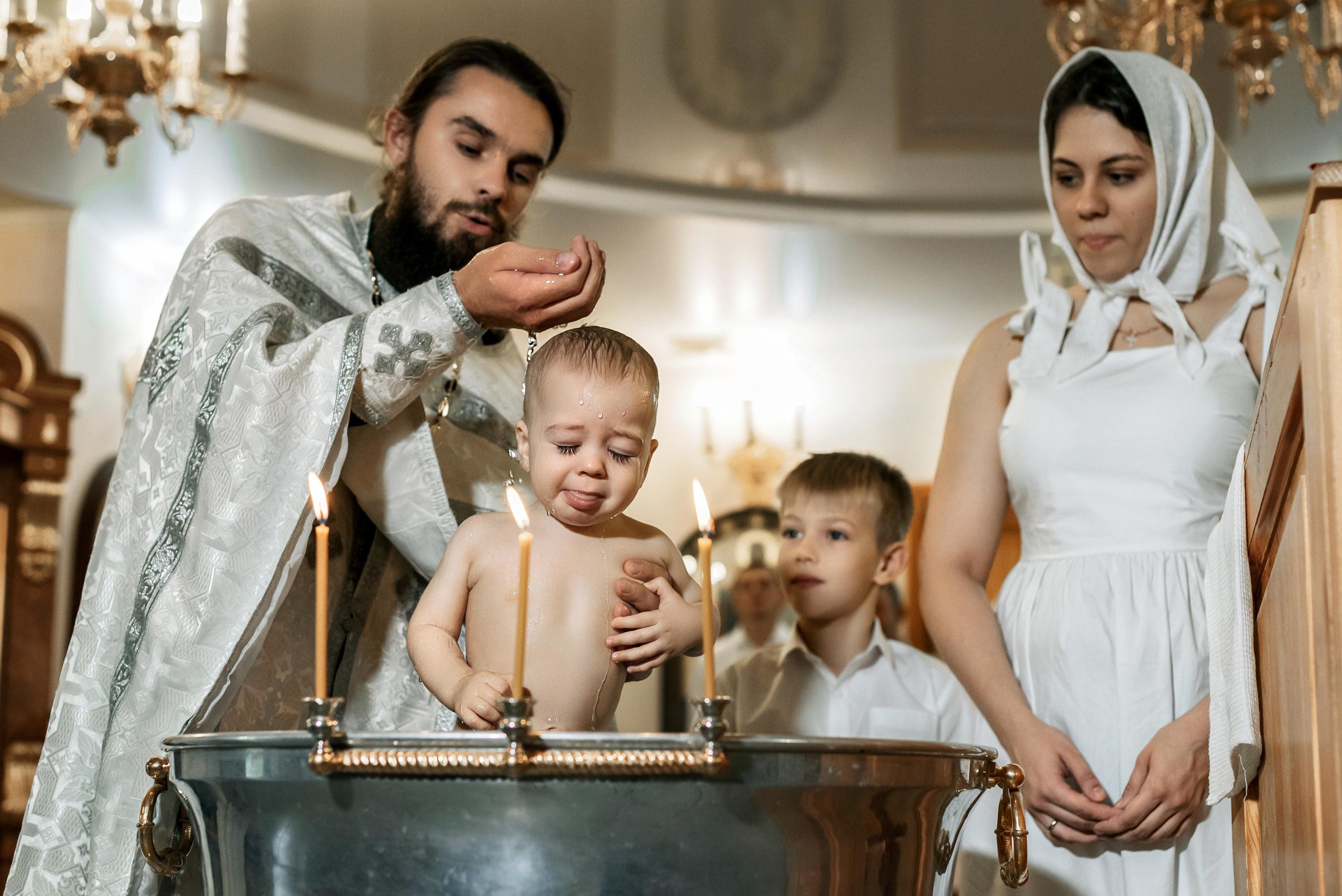 Крещение Тимофея. Церковный фотограф на Таинство Крещения и Венчания в Оренбурге и Оренбургской области Екатерина Белкина