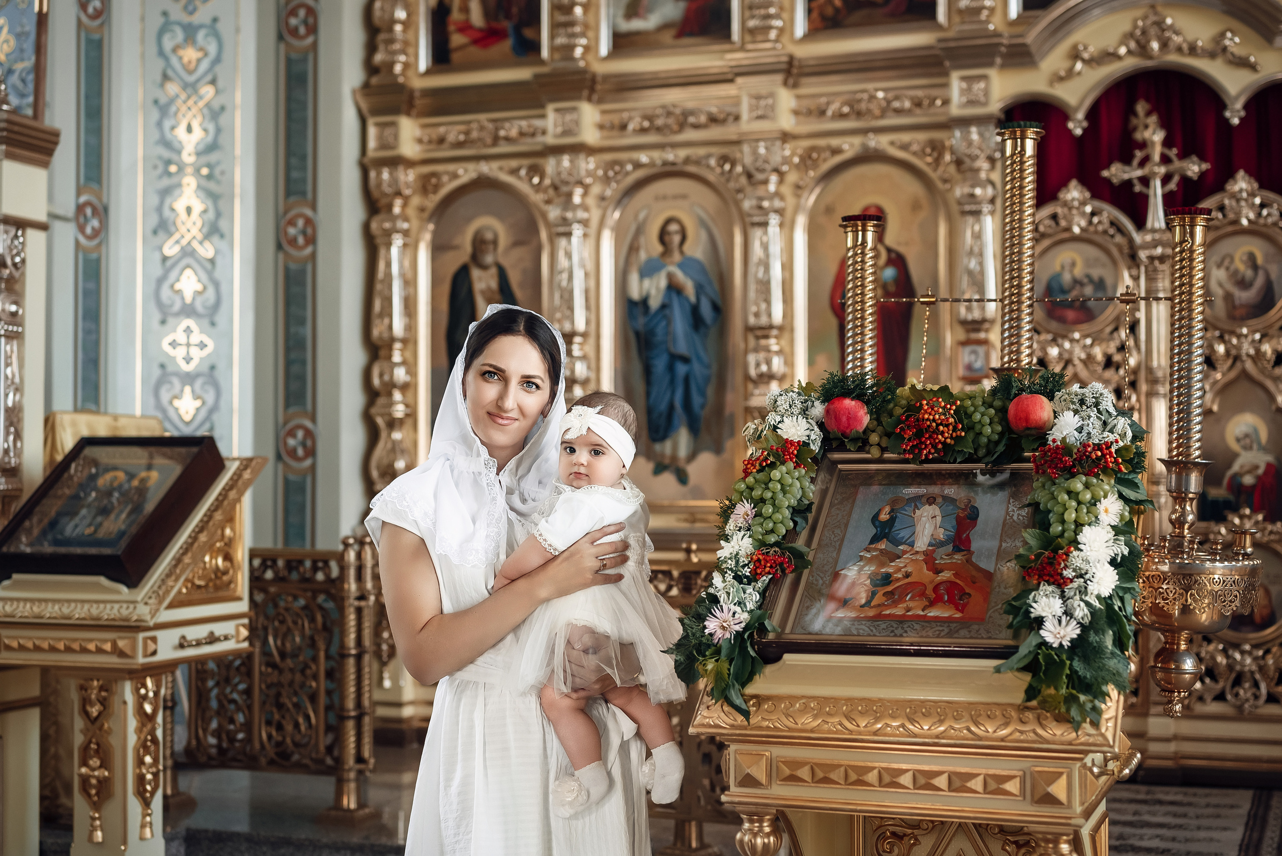 Крещение Карины и Стефании. Церковный фотограф на Таинство Крещения и Венчания в Оренбурге и Оренбургской области Екатерина Белкина