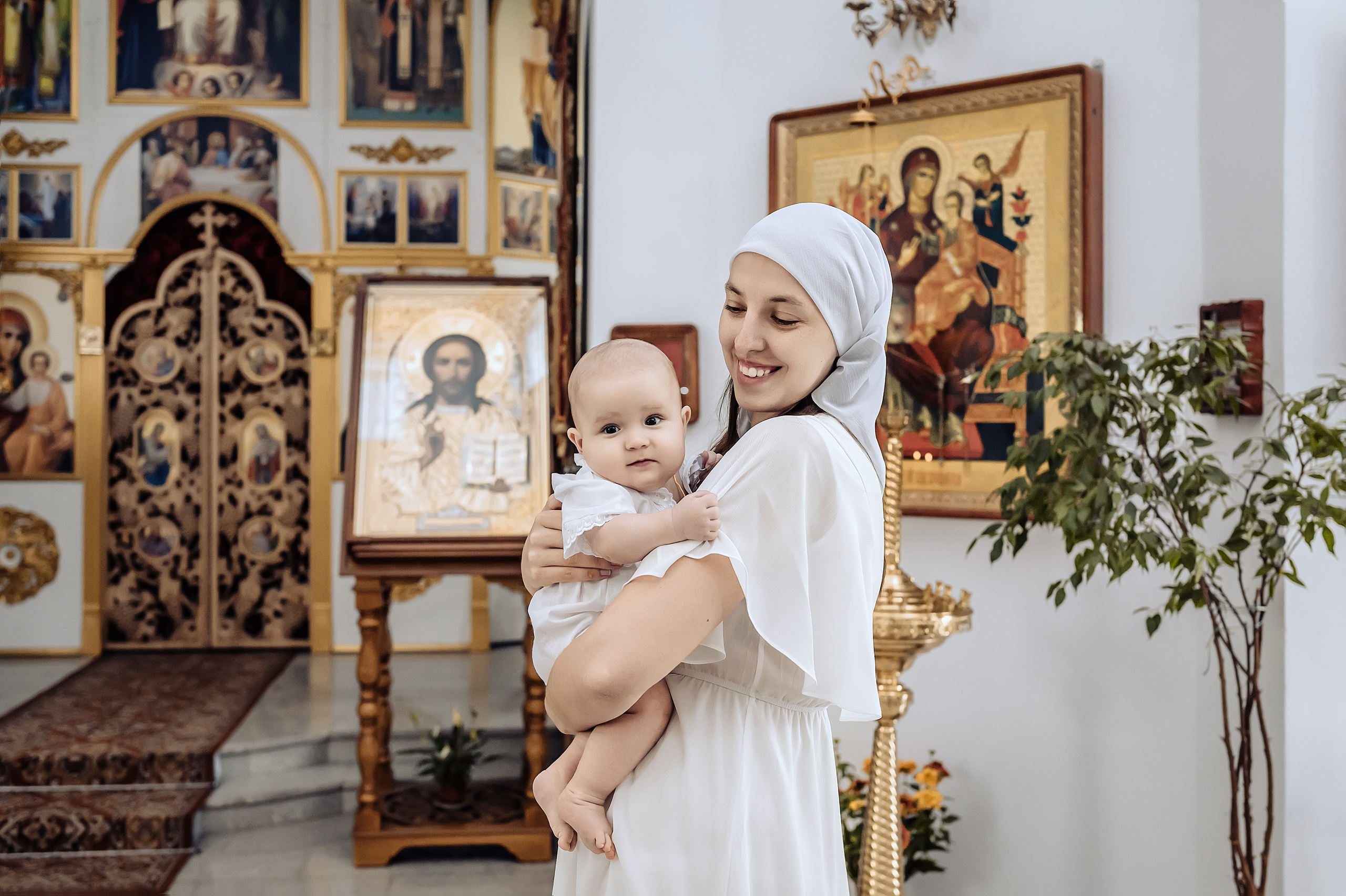 Крещение Никиты Сакмара. Церковный фотограф на Таинство Крещения и Венчания в Оренбурге и Оренбургской области Екатерина Белкина