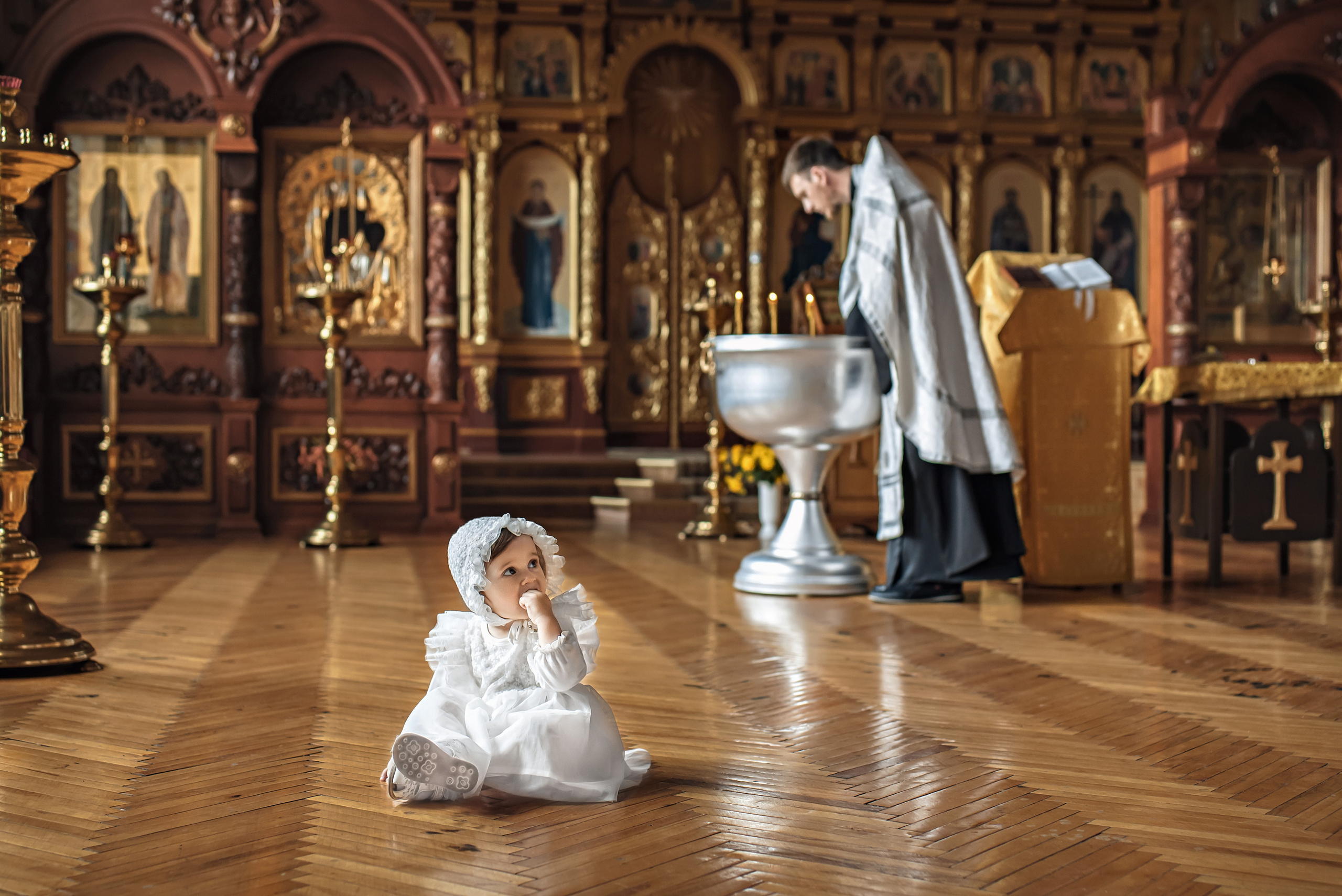 Крещение Вероники. Церковный фотограф на Таинство Крещения и Венчания в Оренбурге и Оренбургской области Екатерина Белкина