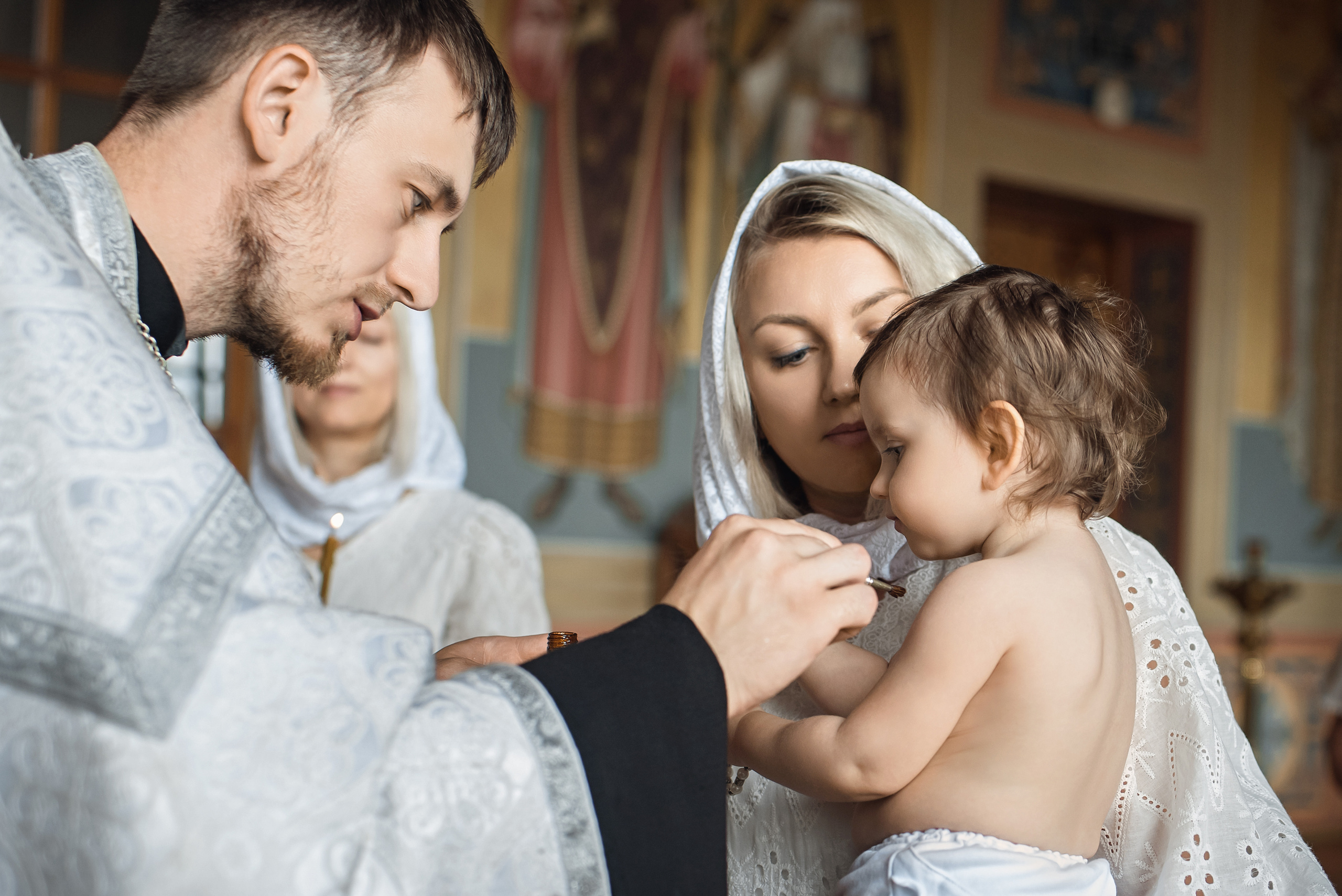 Крещение Вероники. Церковный фотограф на Таинство Крещения и Венчания в Оренбурге и Оренбургской области Екатерина Белкина