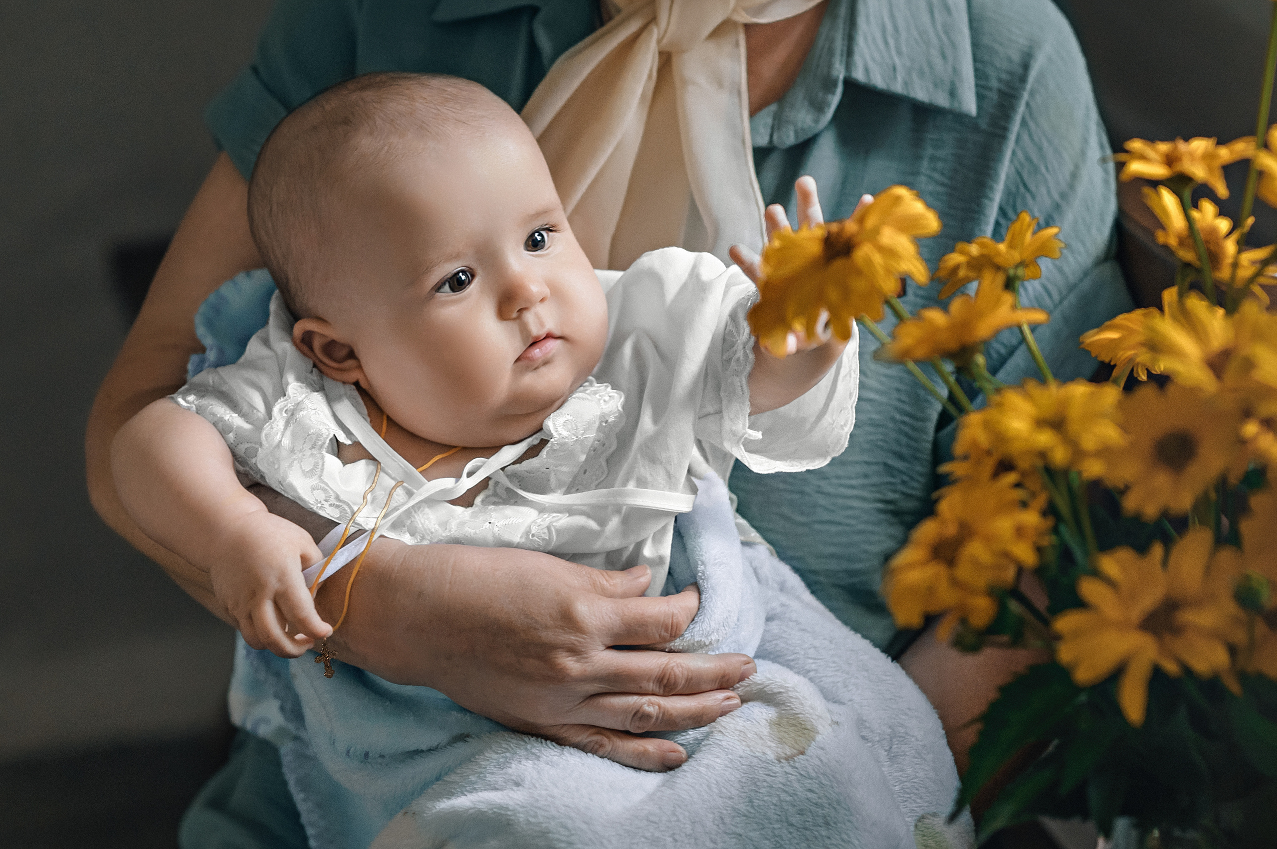 Крещение Никиты Сакмара. Церковный фотограф на Таинство Крещения и Венчания в Оренбурге и Оренбургской области Екатерина Белкина