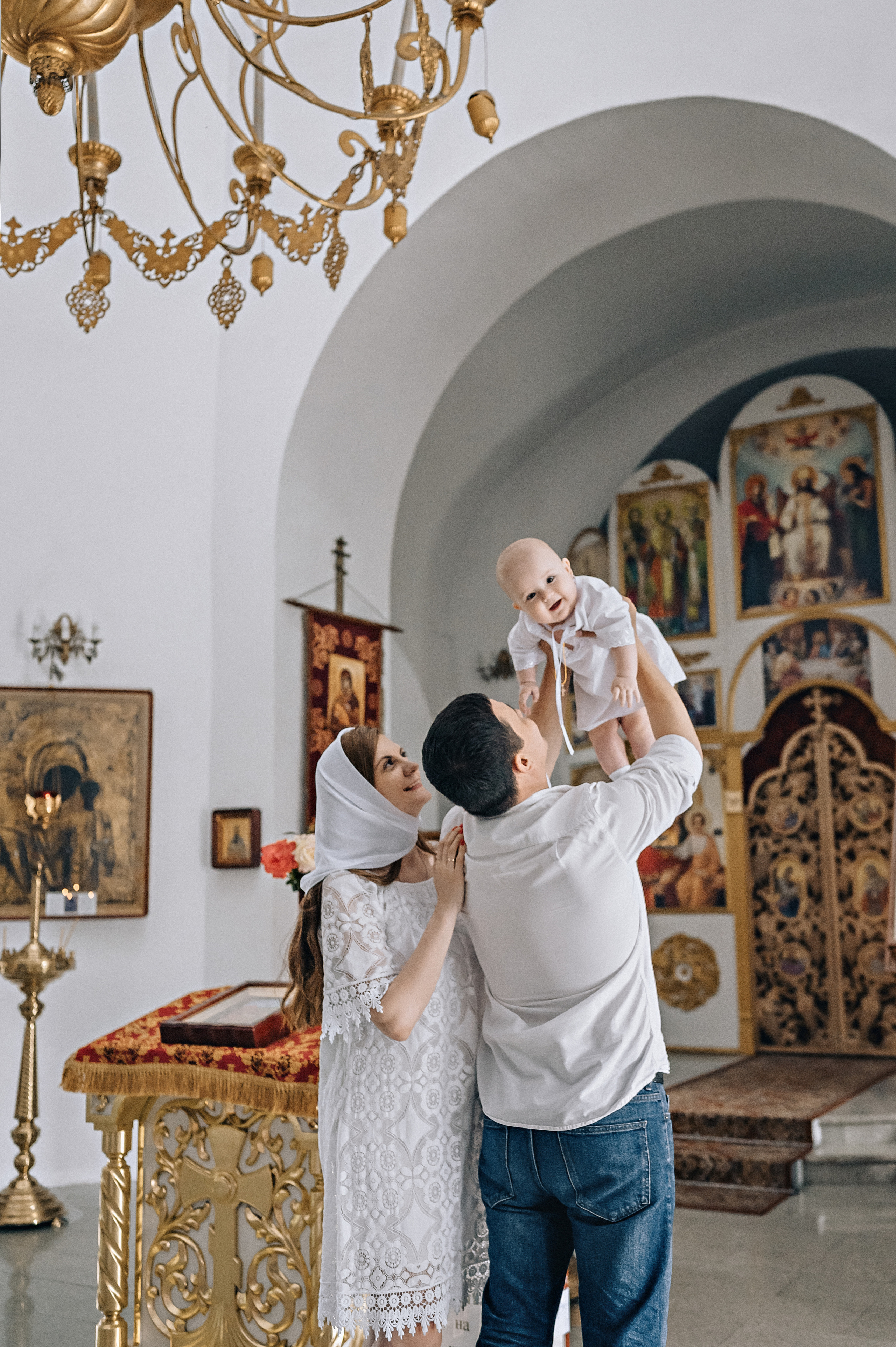 Крещение Никиты Сакмара. Церковный фотограф на Таинство Крещения и Венчания в Оренбурге и Оренбургской области Екатерина Белкина
