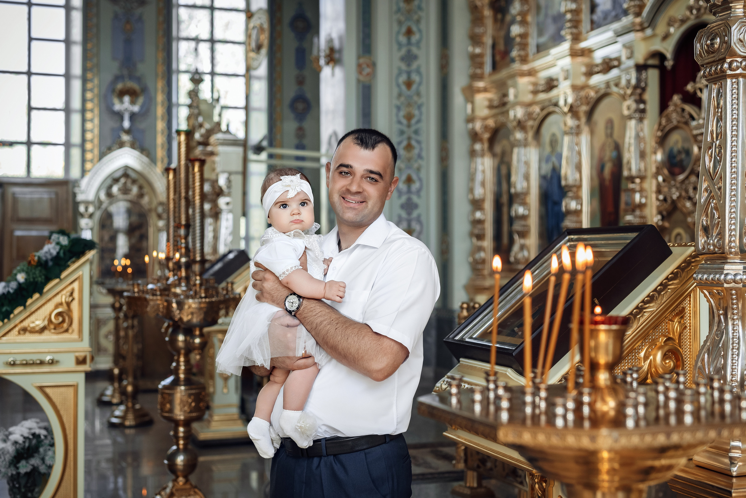 Крещение Карины и Стефании. Церковный фотограф на Таинство Крещения и Венчания в Оренбурге и Оренбургской области Екатерина Белкина