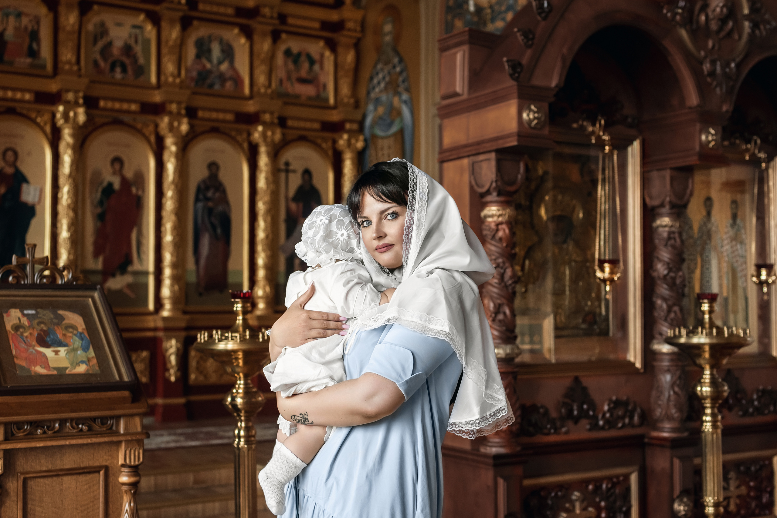 Крещение Таисии. Церковный фотограф на Таинство Крещения и Венчания в Оренбурге и Оренбургской области Екатерина Белкина