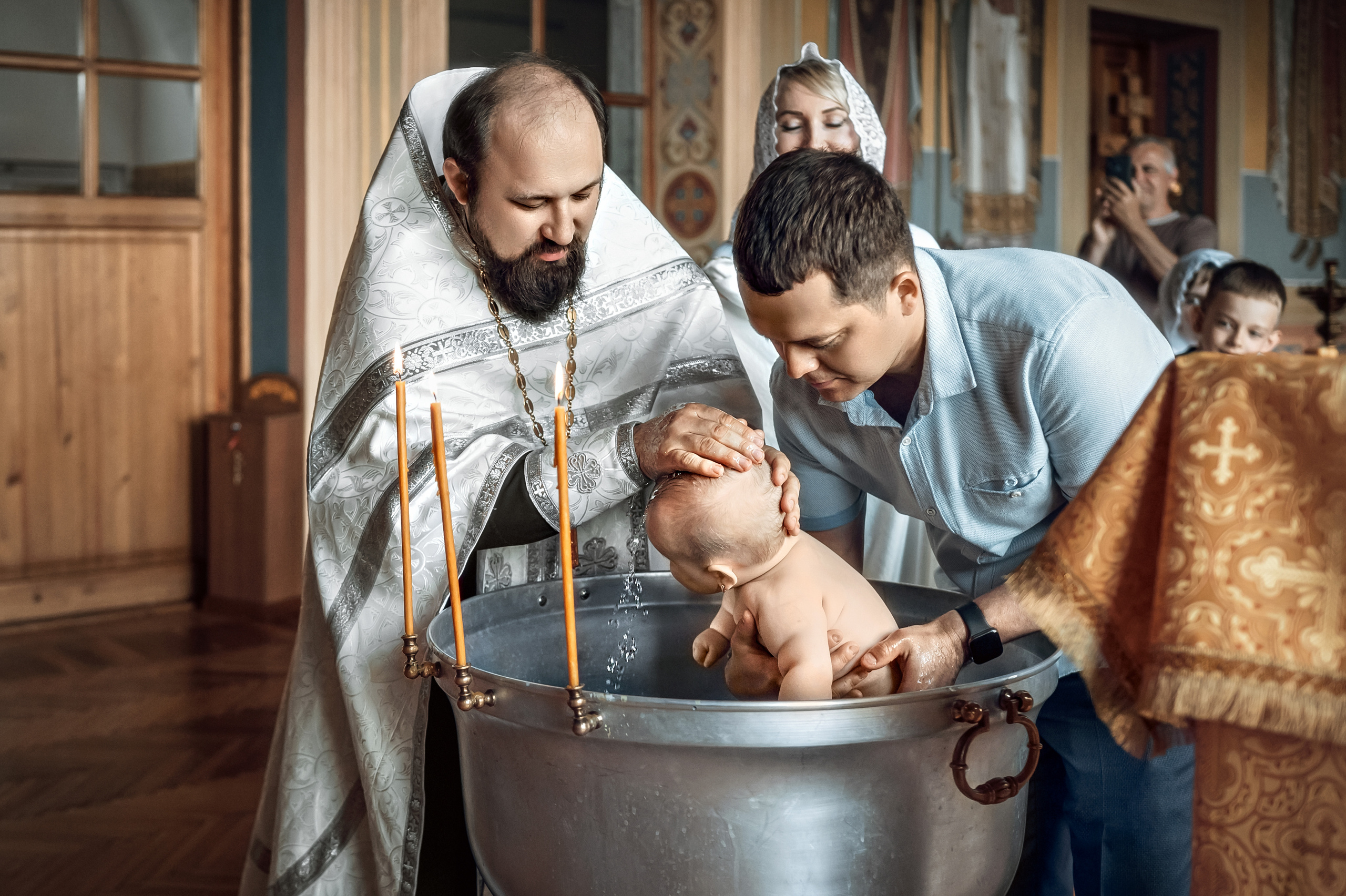 Крещение Таисии. Церковный фотограф на Таинство Крещения и Венчания в Оренбурге и Оренбургской области Екатерина Белкина