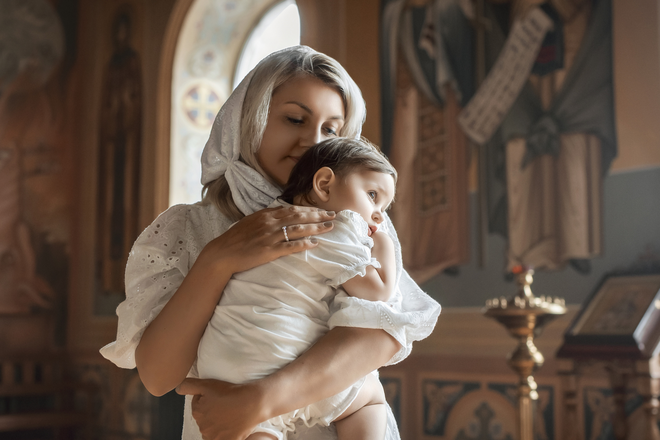 Крещение Вероники. Церковный фотограф на Таинство Крещения и Венчания в Оренбурге и Оренбургской области Екатерина Белкина