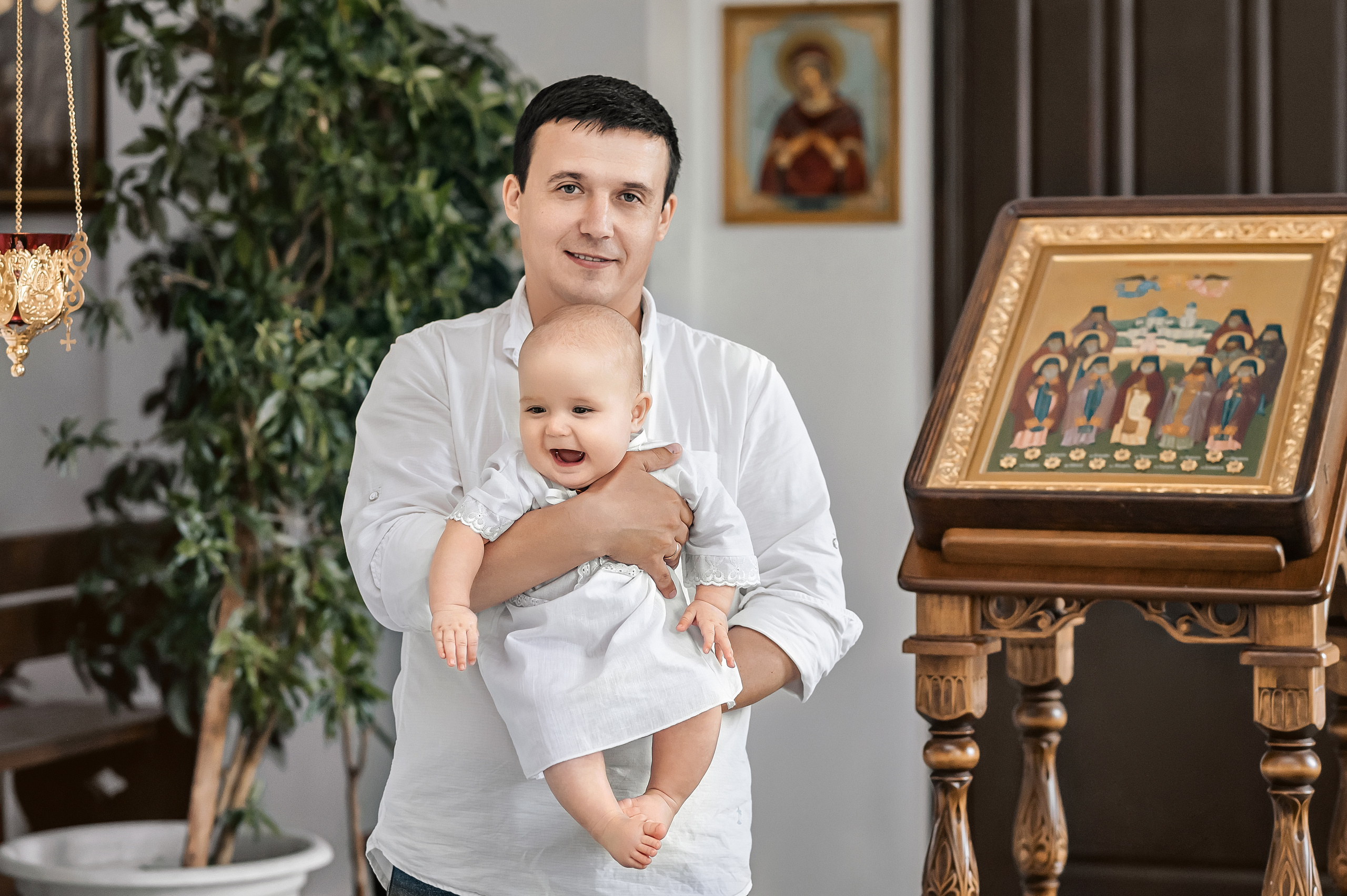 Крещение Никиты Сакмара. Церковный фотограф на Таинство Крещения и Венчания в Оренбурге и Оренбургской области Екатерина Белкина