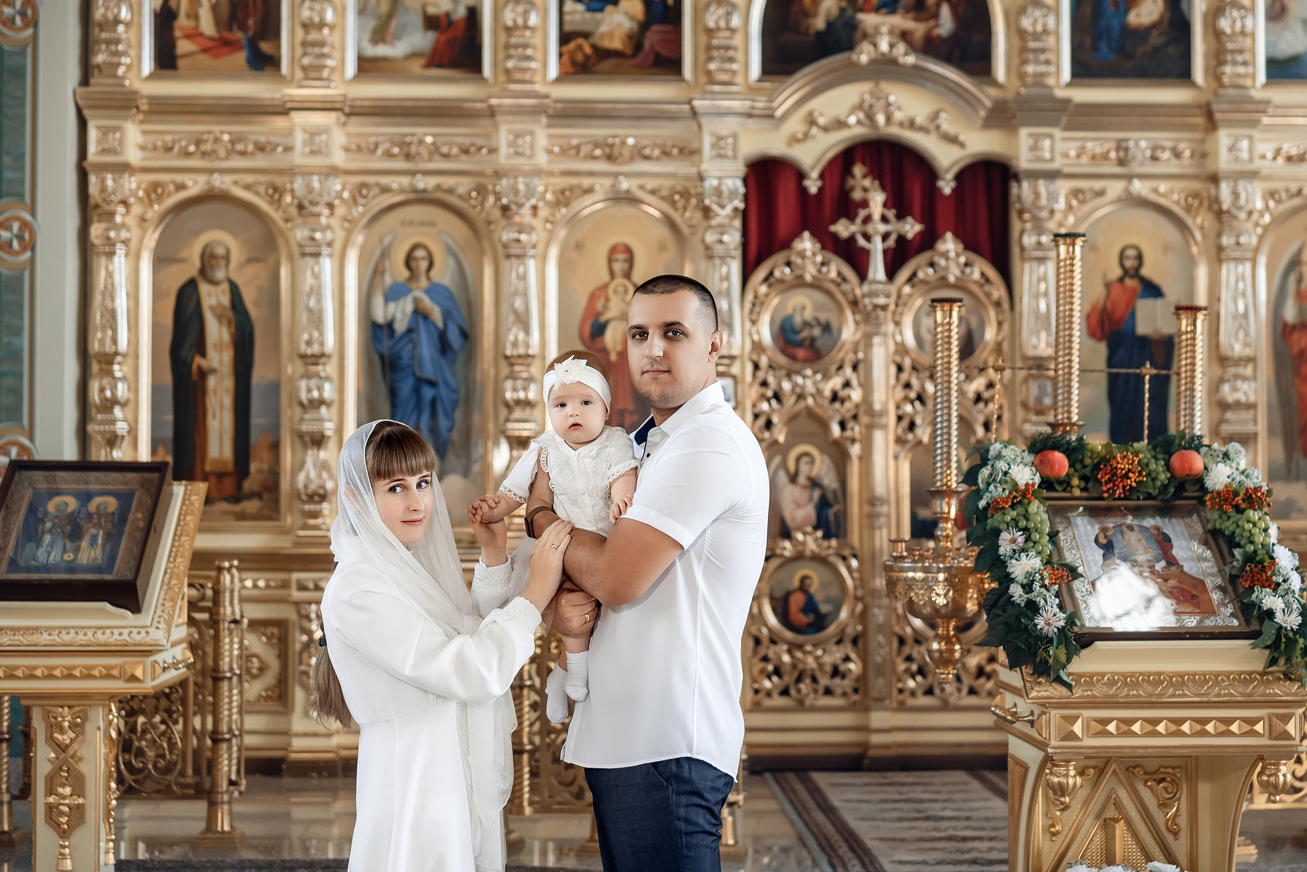 Крещение Карины и Стефании. Церковный фотограф на Таинство Крещения и Венчания в Оренбурге и Оренбургской области Екатерина Белкина