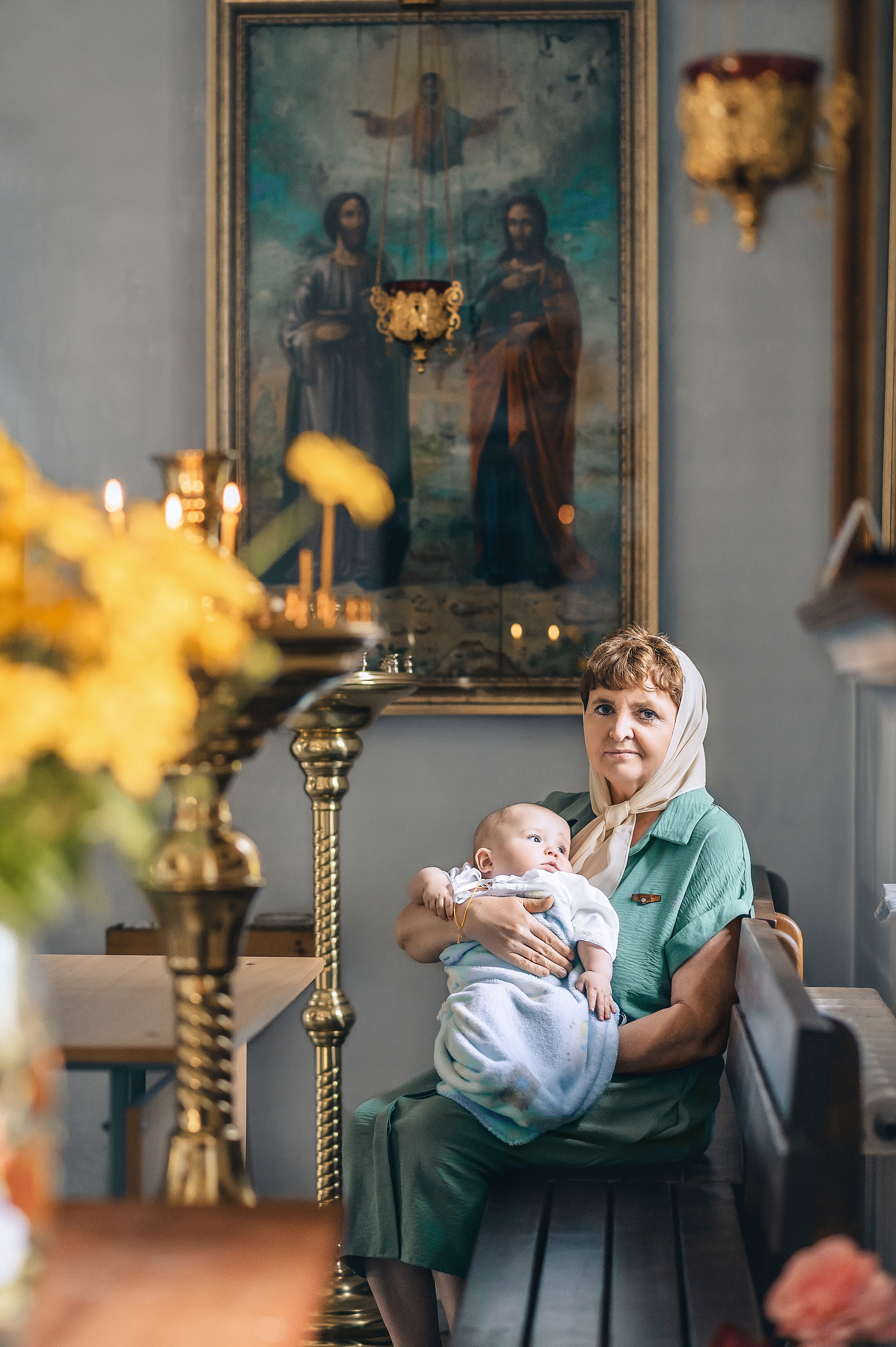 Крещение Никиты Сакмара. Церковный фотограф на Таинство Крещения и Венчания в Оренбурге и Оренбургской области Екатерина Белкина