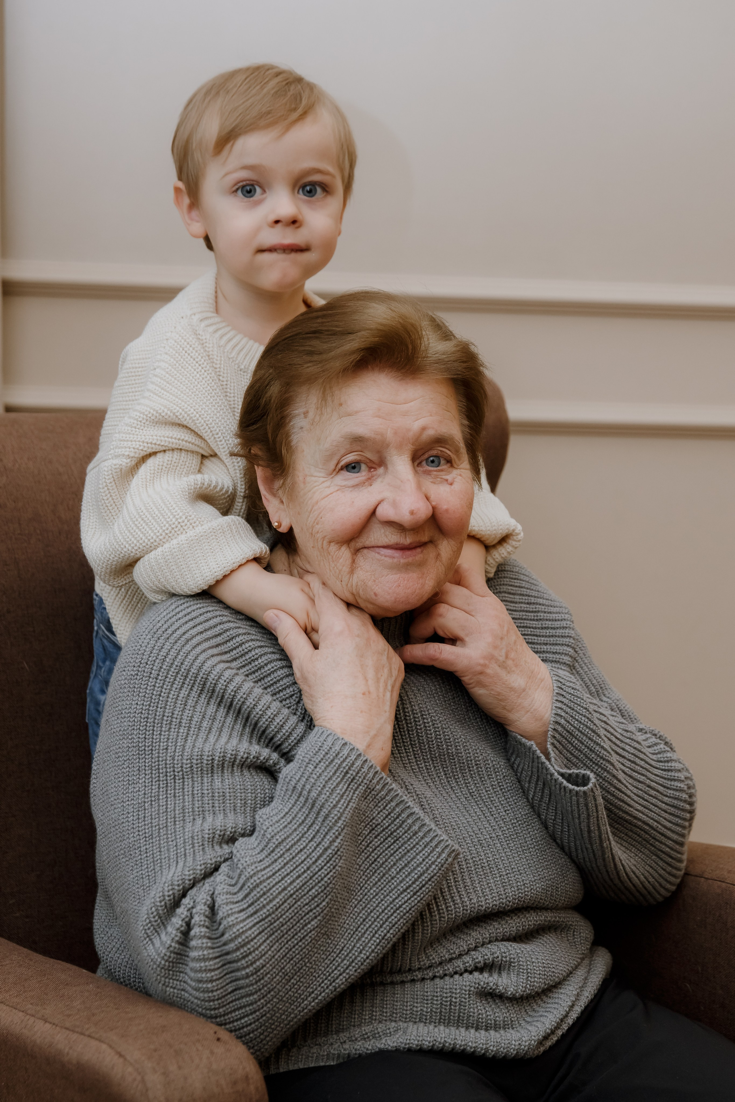 Катя и семья перед новым годом. Портретный и свадебный фотограф Алла Карени Москва