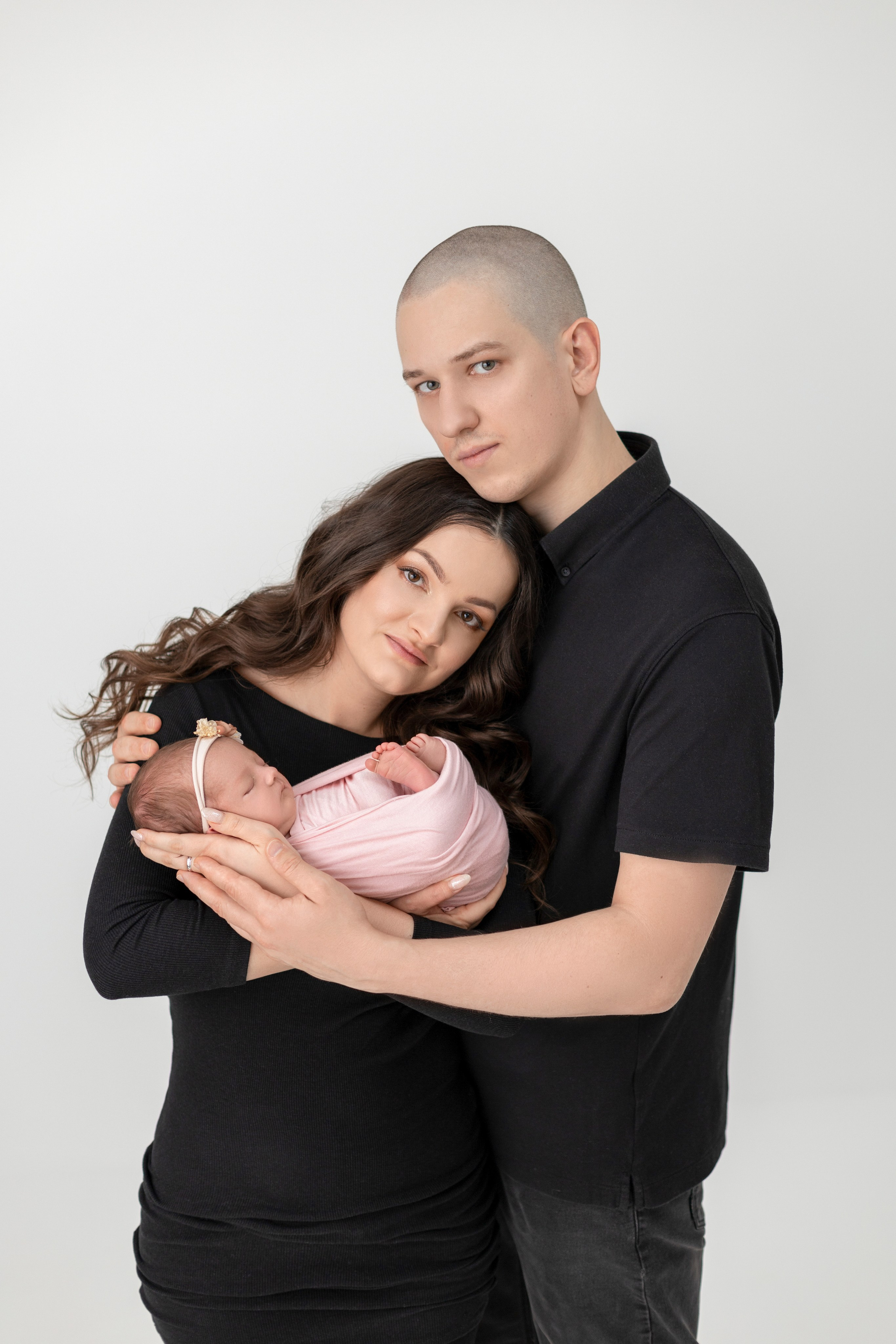 Елена и дочка, 8 дней. Фотограф новорожденных в Нижнем Новгороде Надежда Кадылкина