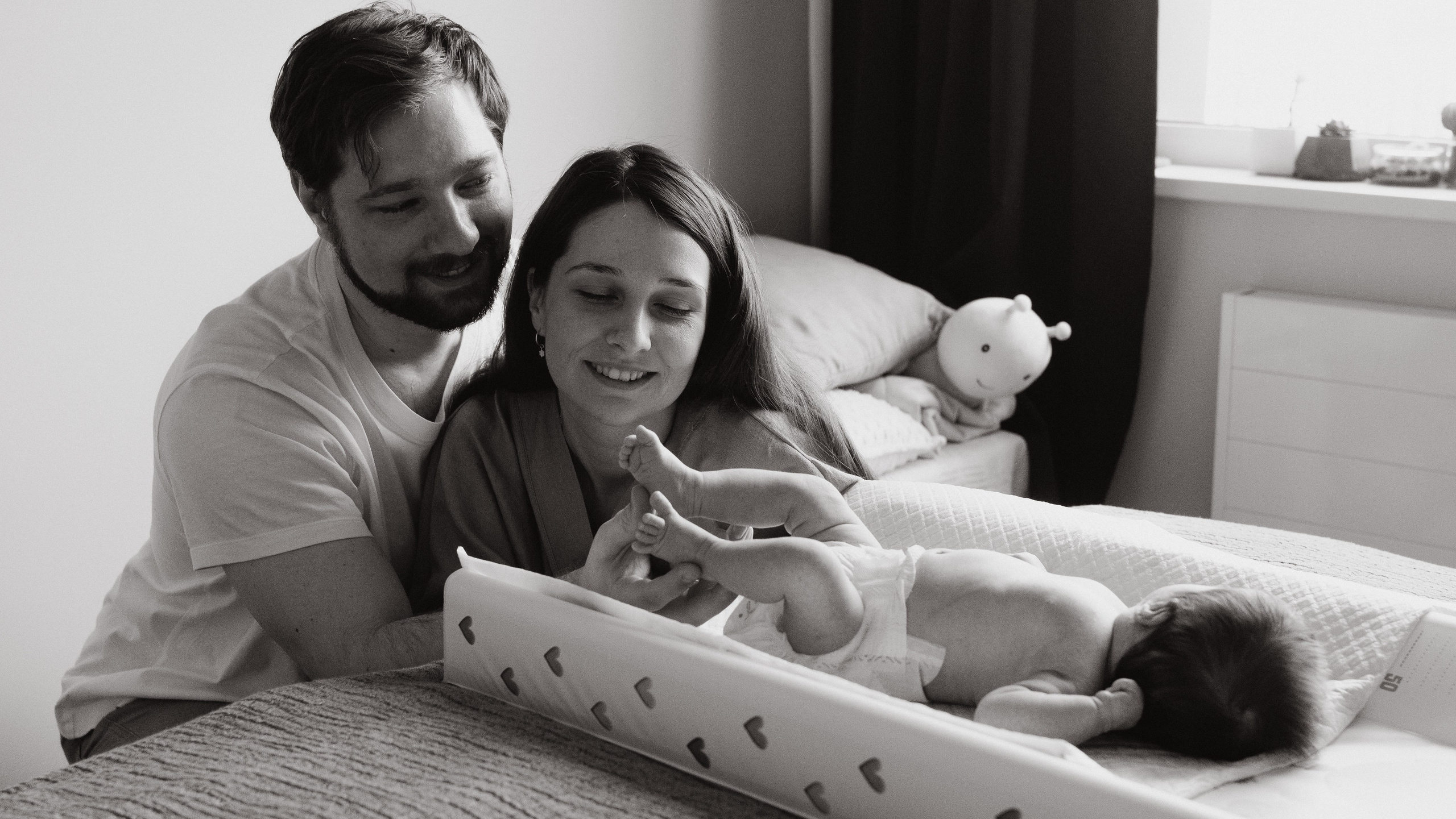 Василисе 1 месяц. Семейный, ньюборн фотограф, фотограф на роды в Москве, Виктория Тюльдюкова