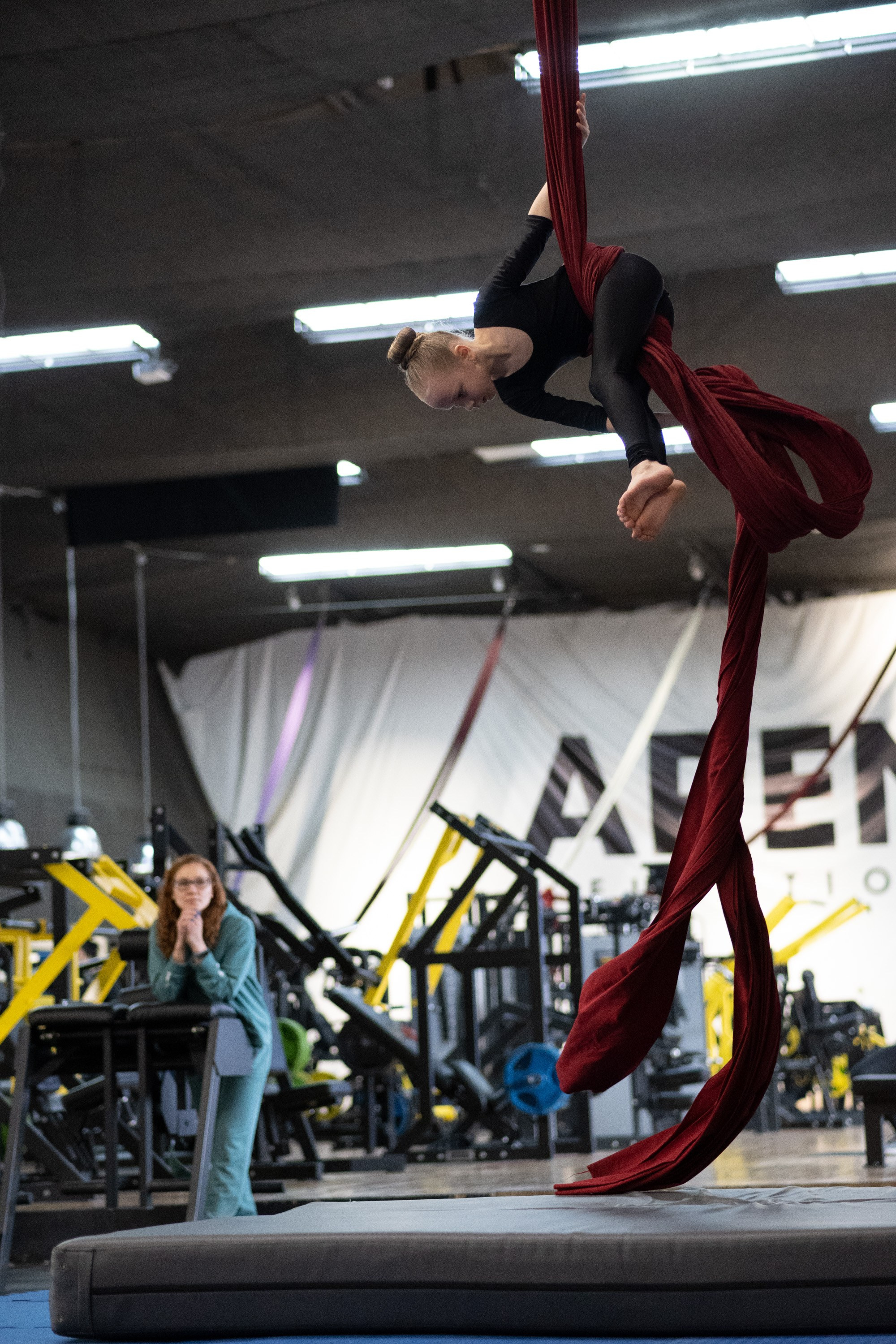 Внутриклубные соревнования по воздушной гимнастике 02.04.23