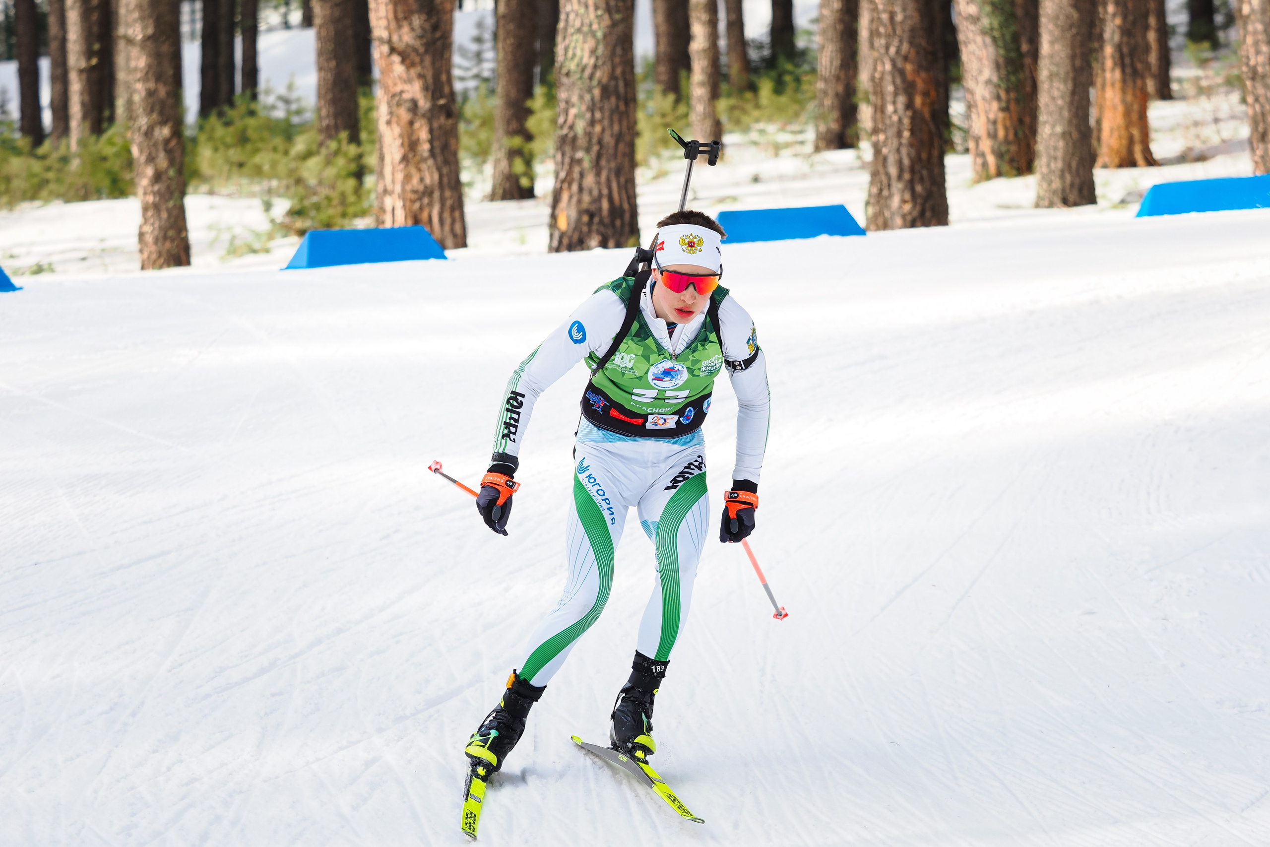 Биатлон / Первенство России. Репортажный фотограф Алексей Козьмин