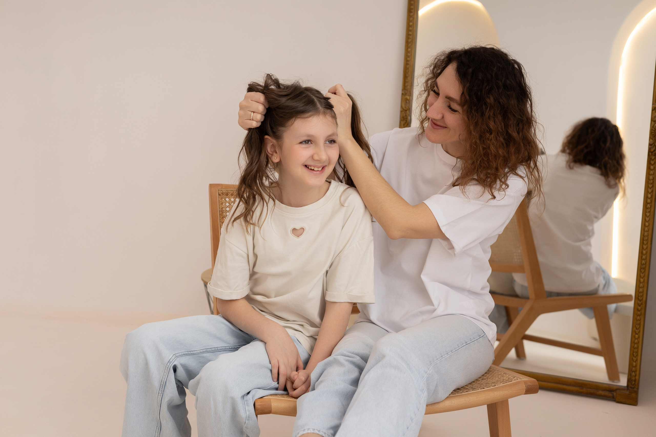Вика с мамой. Портретный, свадебный, репортажный фотограф во Владивостоке Юлиана Джули Фокс