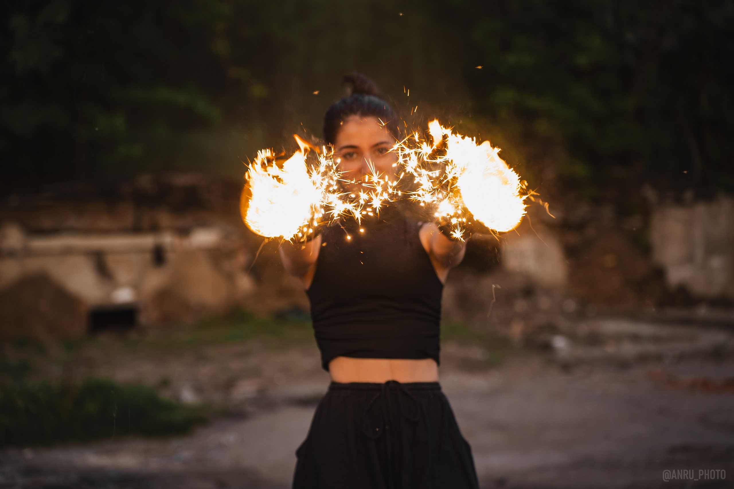 Огненная тренировка. Репортажный фотограф Анастасия Рубцова