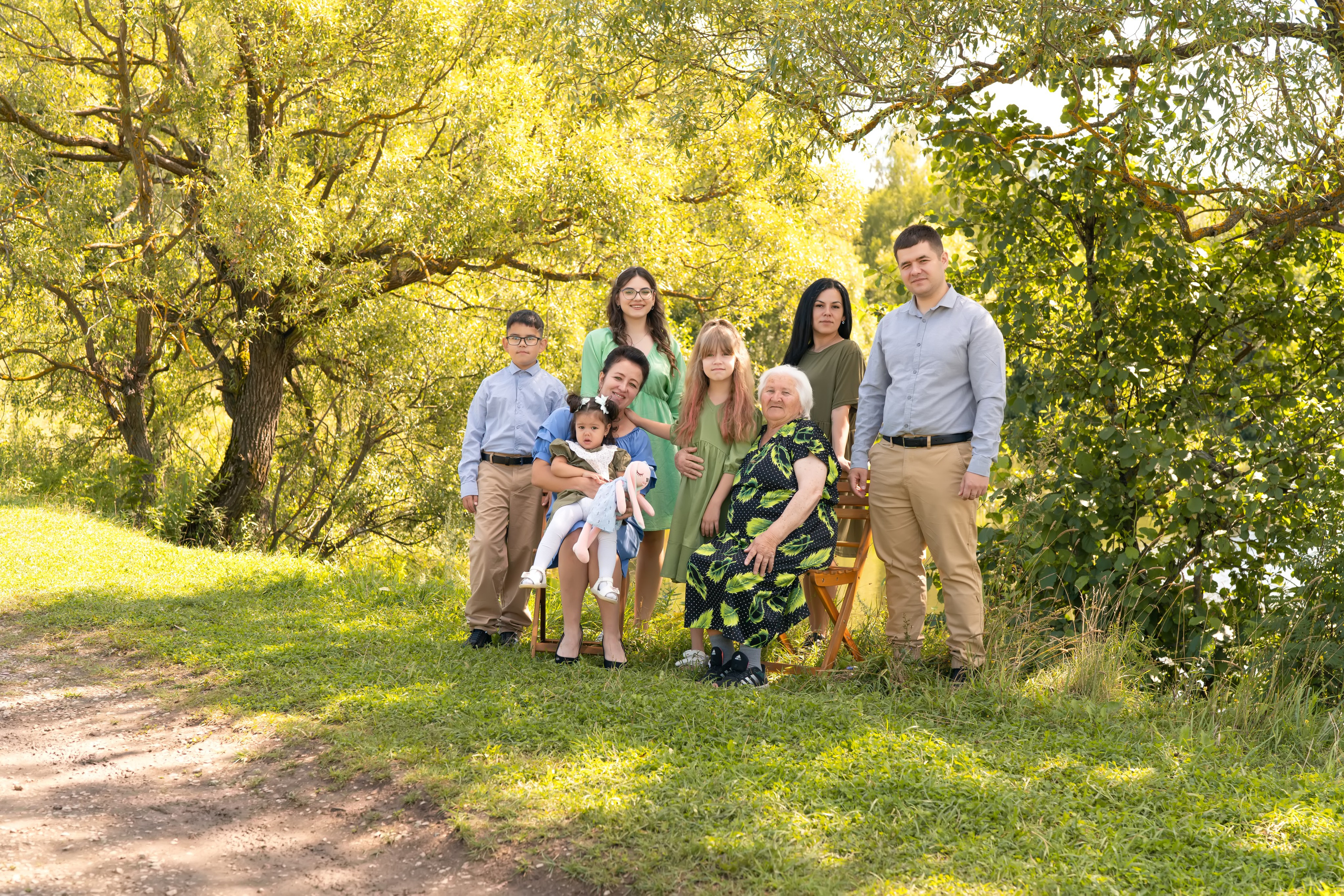 Съемка большой семьи Жанны и Андрея. Семейный и детский фотограф Тула Ясногорск Тульская область Надежда Кукушкина