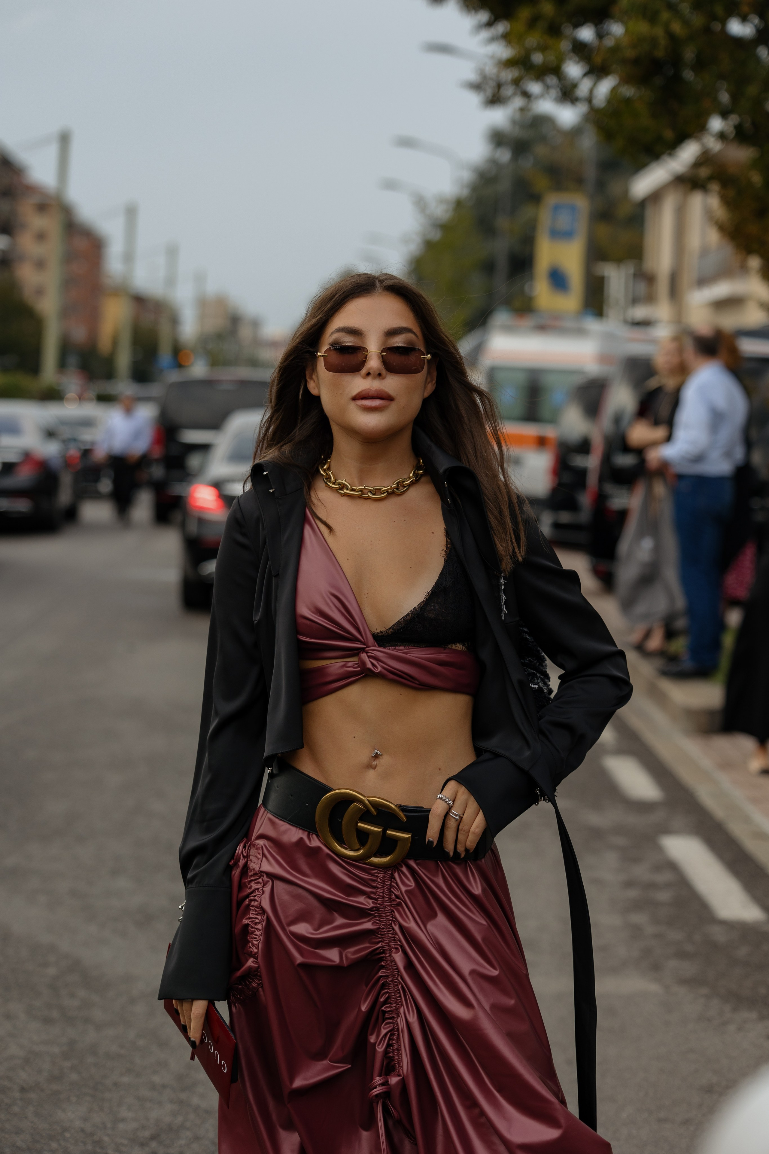 MFW SPRING/SUMMER 2024 GUCCI. Photographer in Milan Ivan Goncharov