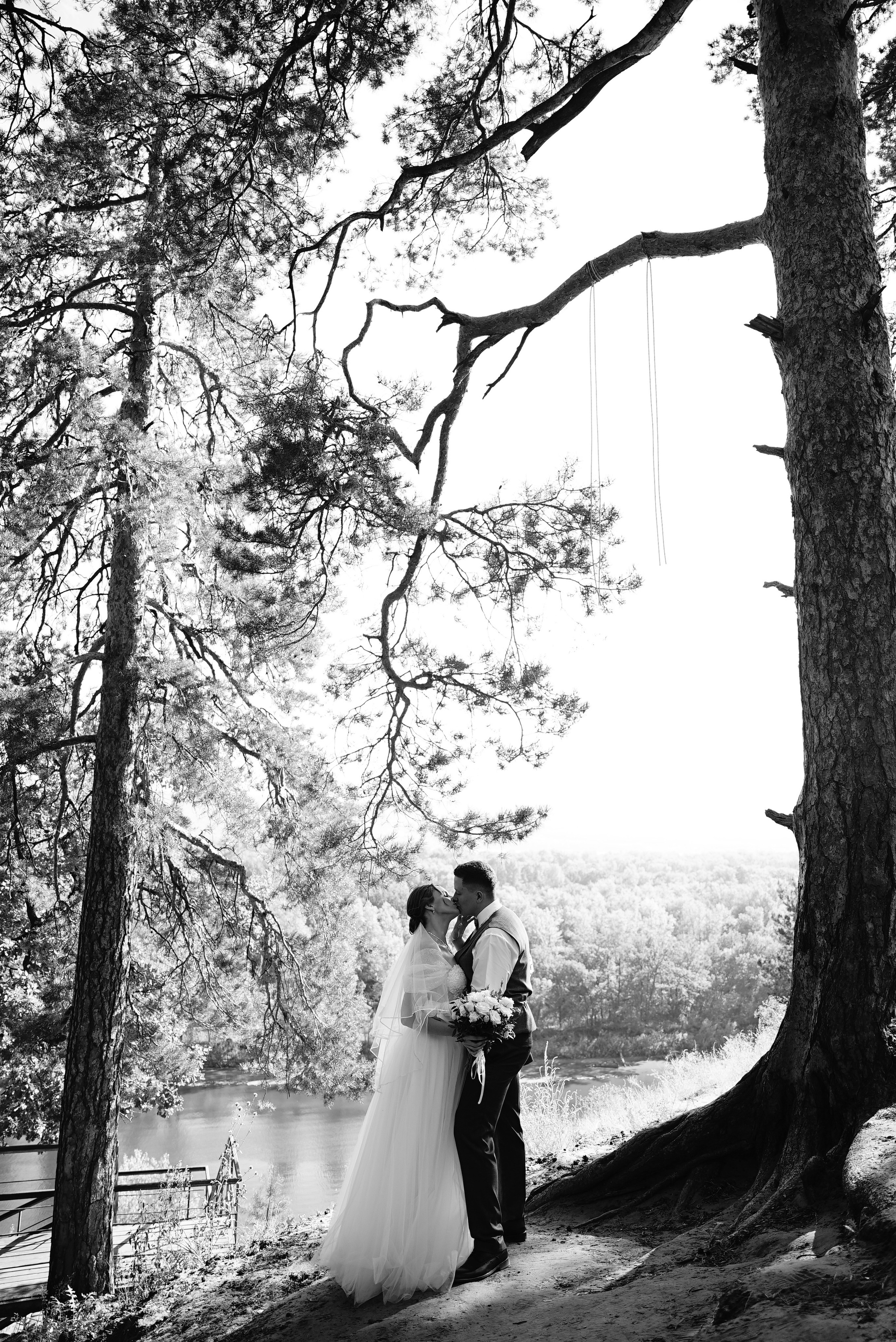 Сергей и Юлия чб. Свадебный фотограф в Самаре Анна Ковалева